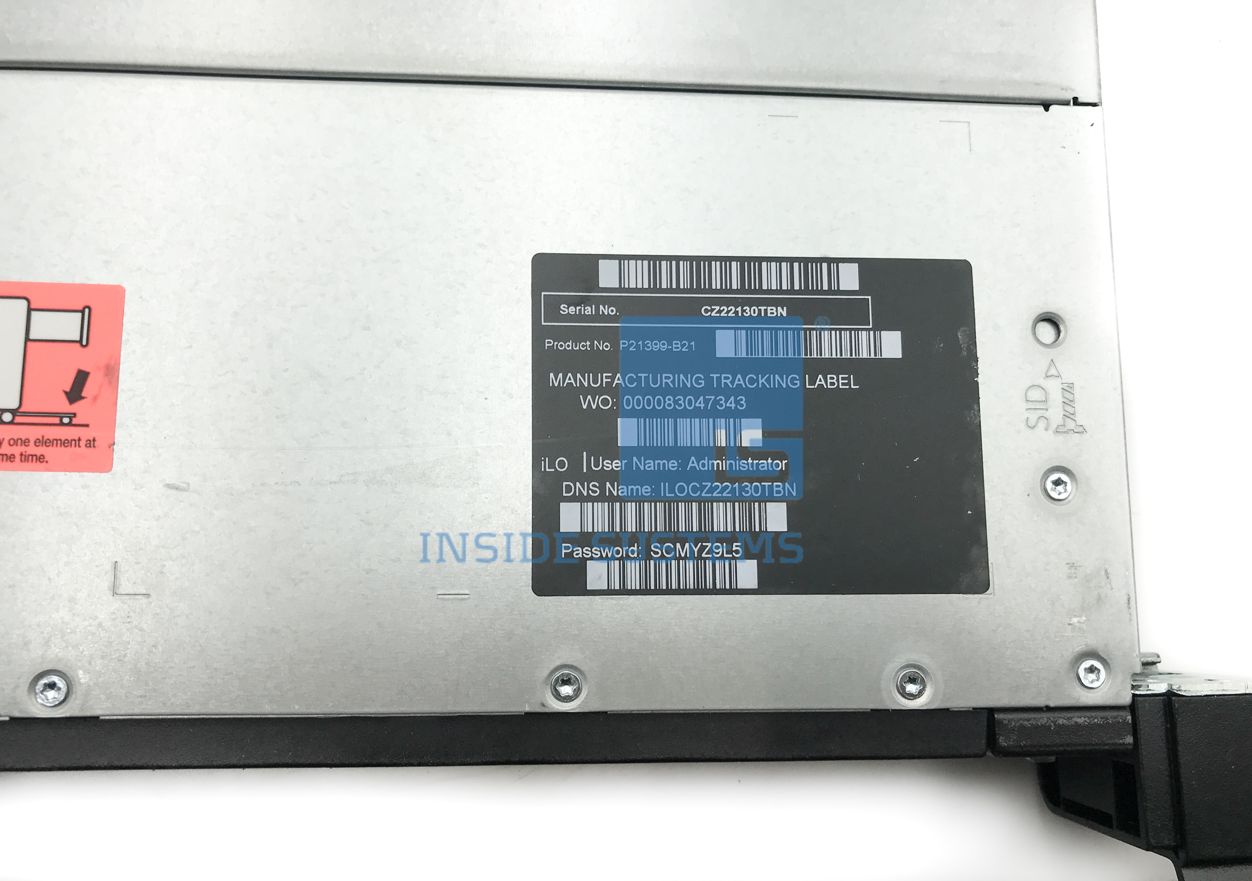 P21399-B21 - HPE/OEM DL360 Gen10 NC 8-SFF CTO 4 P21399-B21 - HPE/OEM DL360 Gen10 NC 8-SFF CTO - Image 2