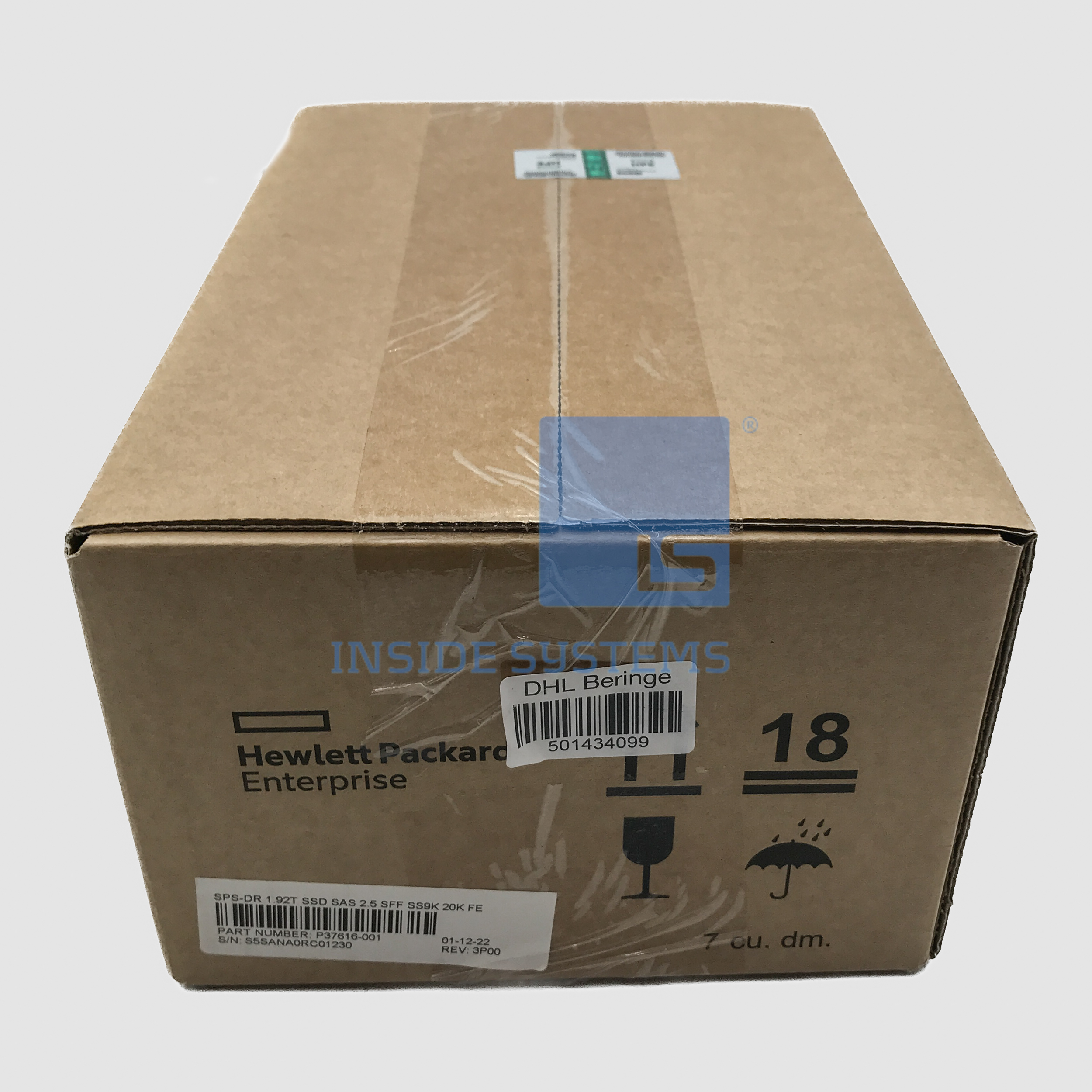 P37616-001-01 - 3PAR 1.92TB 12G SAS FIPS 2.5" SSD 5 P37616-001-01 - 3PAR 1.92TB 12G SAS FIPS 2.5" SSD - Image 3