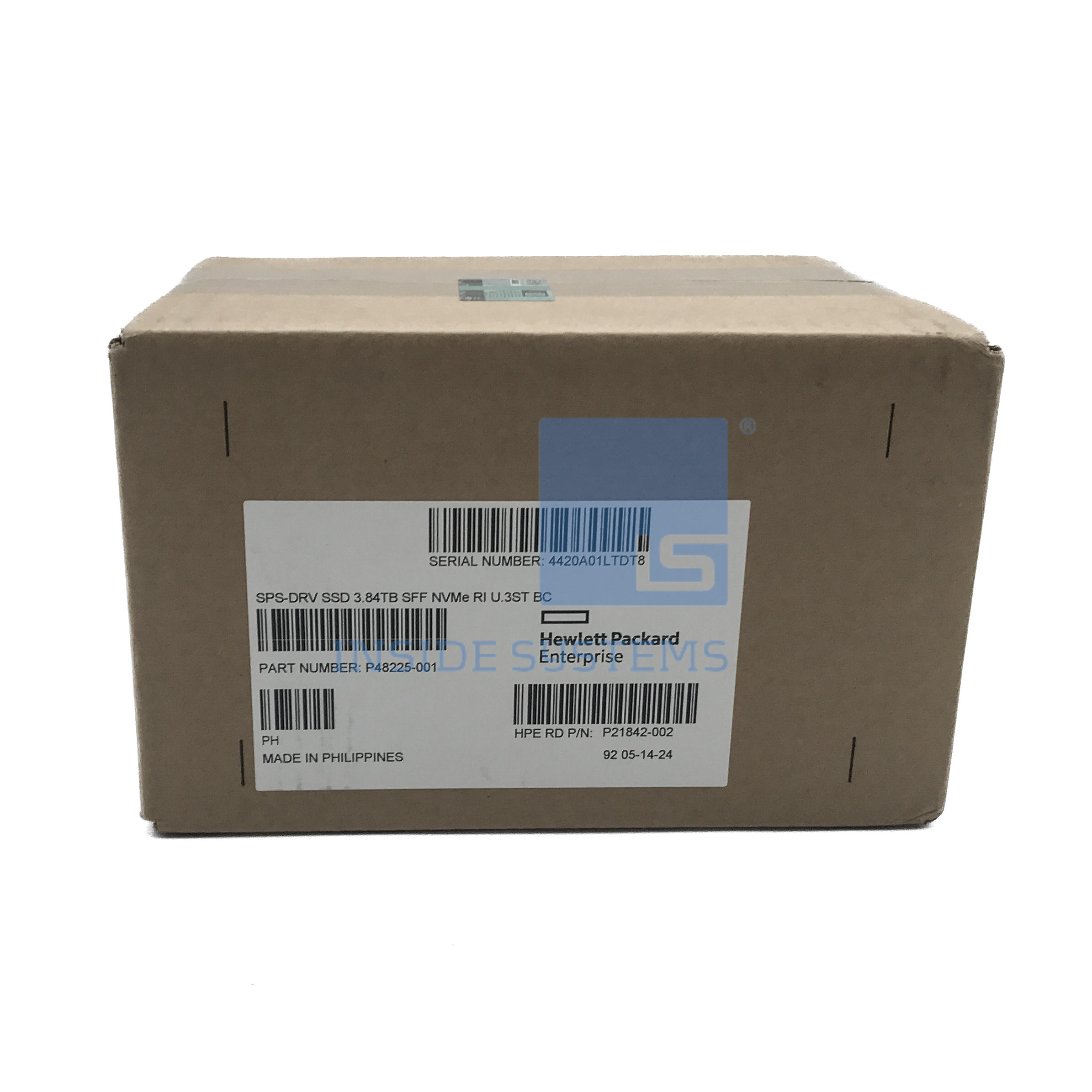 P48225-001-01 - 3.84TB U.3 RI MV BC NVME 2.5" SSD 3 P48225-001-01 - 3.84TB U.3 RI MV BC NVME 2.5" SSD