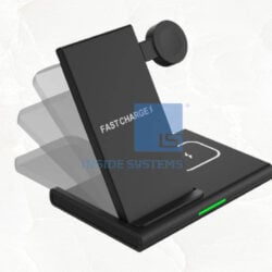 Alternative view of PD-BMP-W1636 - 3-1 Wireless ChargePod, 15W USB-C