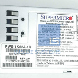 Alternative view of PWS-1K62A-1R-03 - Supermicro 1000W/1600W PSU