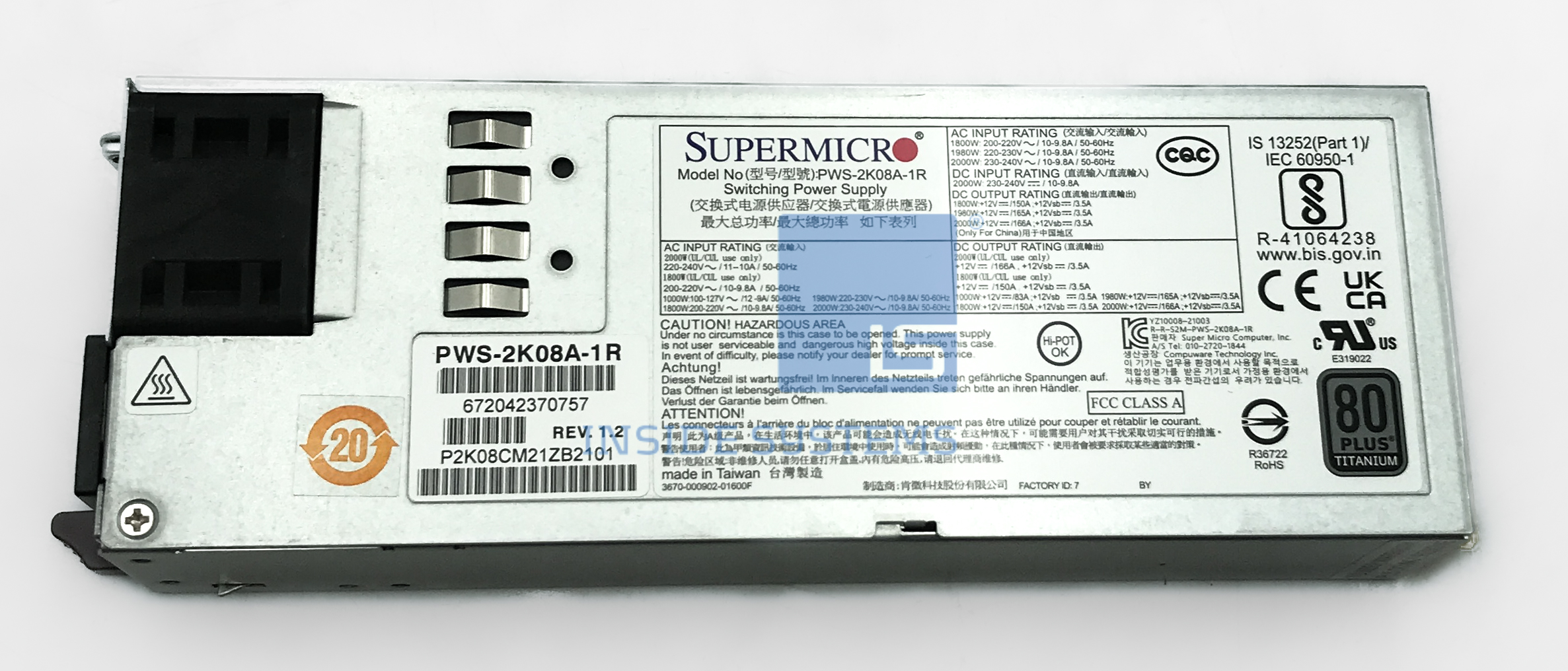 PWS 2K08A 1R A
