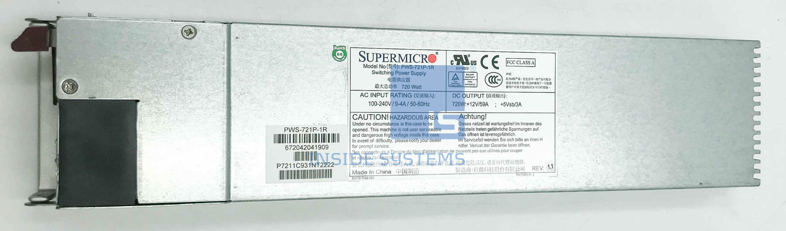 PWS 721P 1R A