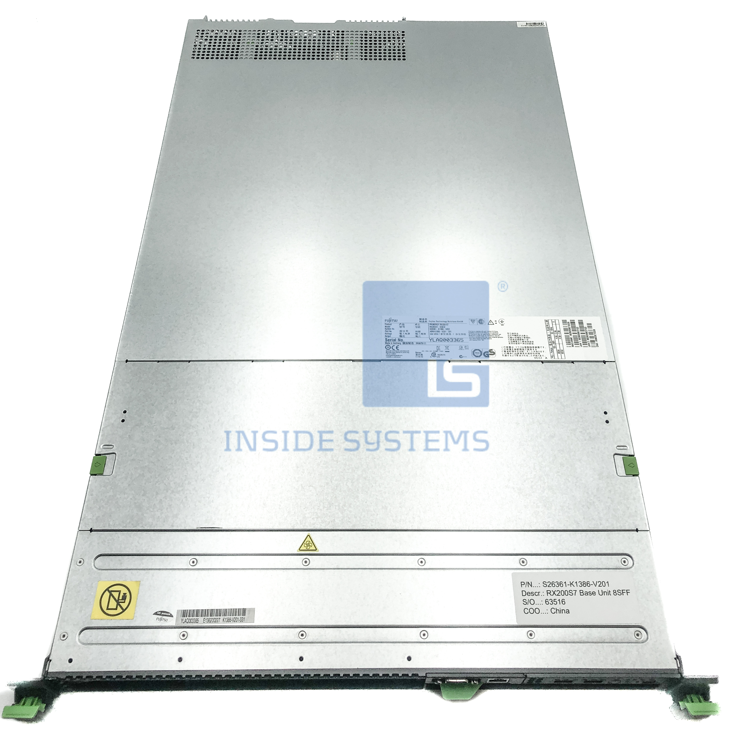 S26361-K1386-V201 - RX200S7 Base Unit 8SFF 3 S26361-K1386-V201 - RX200S7 Base Unit 8SFF - Image 2