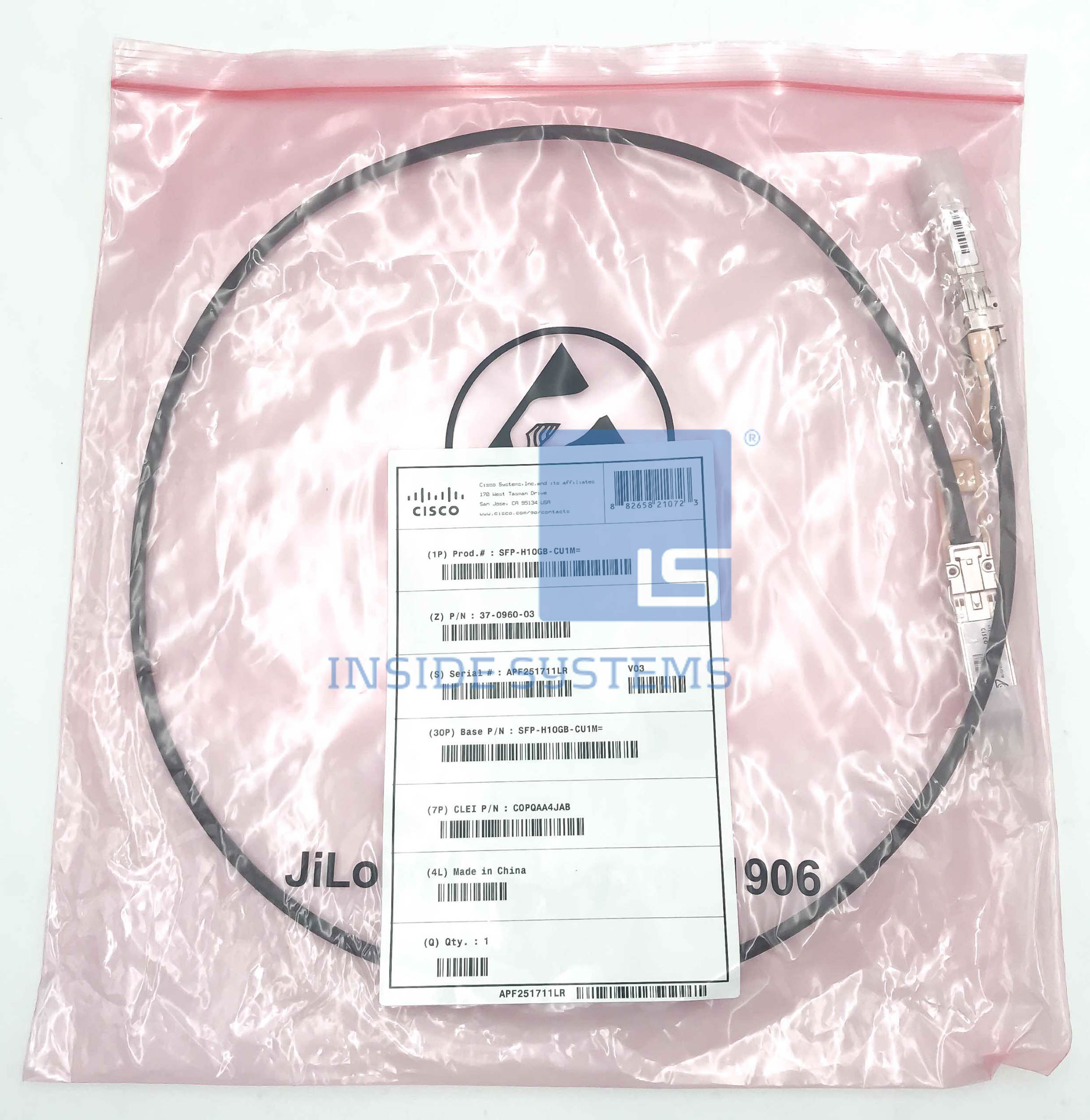 SFP H10GB CU1M 01 A