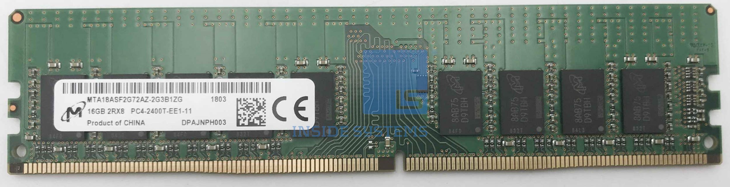 SNPCX1KMC-16G - DELL 16GB 2RX8 2400MHz DDR4 UDIMM 6 SNPCX1KMC 16G A