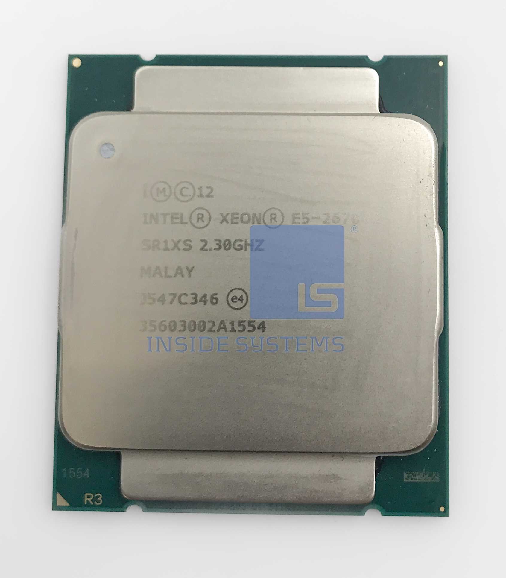 SR1XS - Xeon E5-2670v3 12C 2.3GHz 30MB 120W 2133 10 SR1XS A