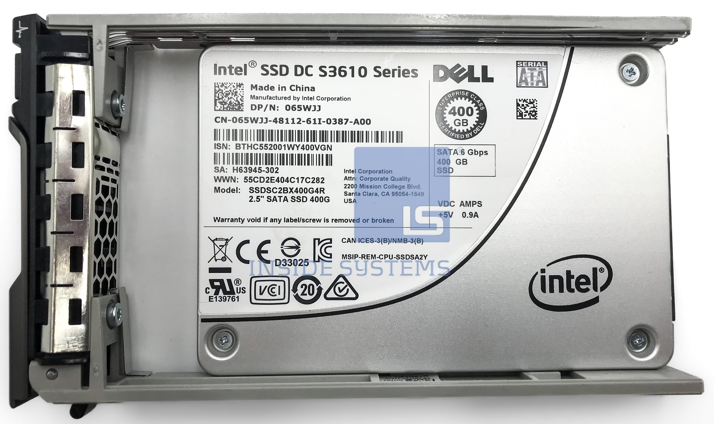 SSDSC2BX400G4R - INTEL 400GB 6G SATA MU MLC 2.5" SSD 11 SSDSC2BX400G4R A