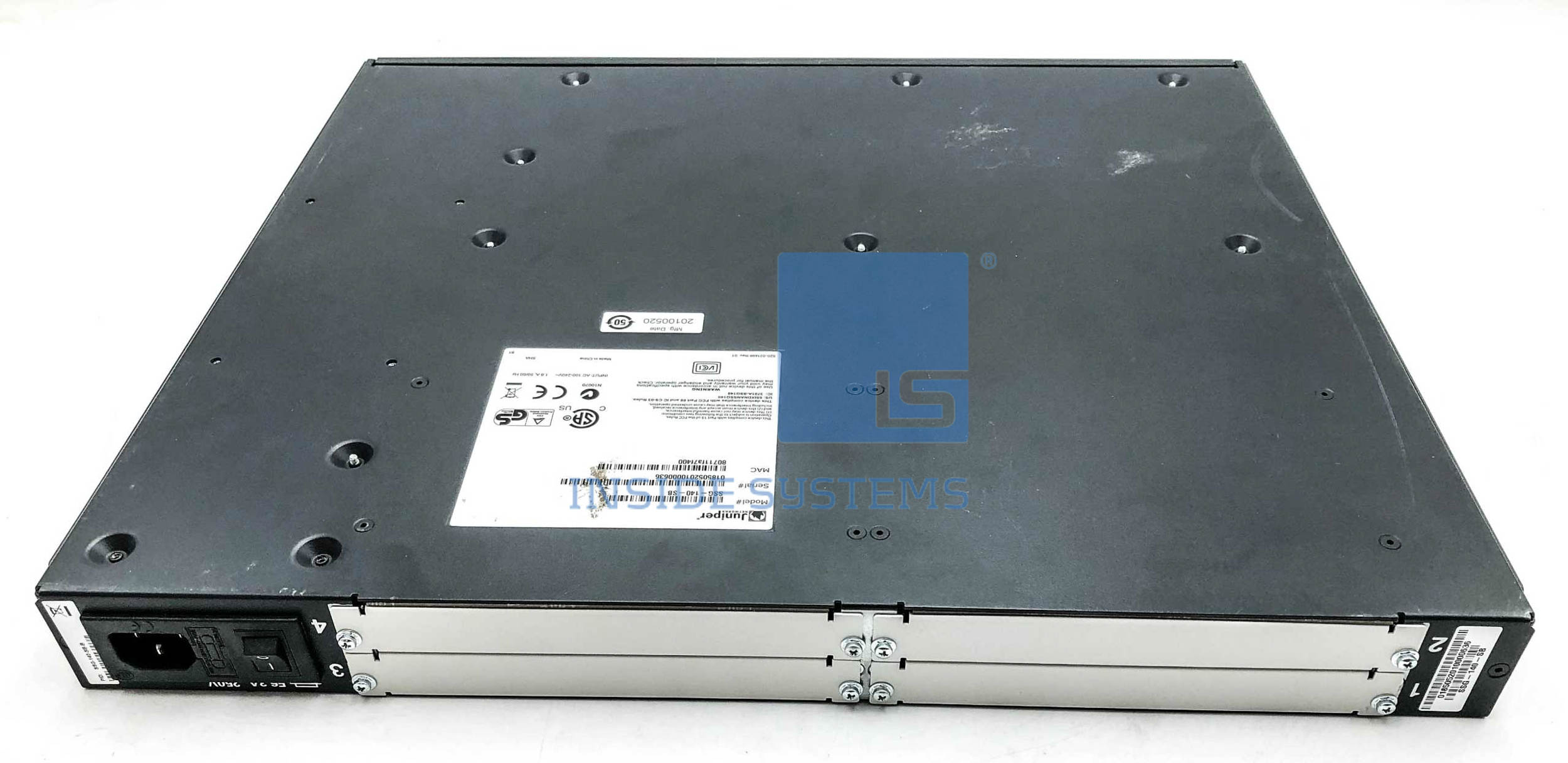 SSG-140-SB - Juniper System, 256 MB memory, 0 PIM 5 SSG-140-SB - Juniper System, 256 MB memory, 0 PIM - Image 3