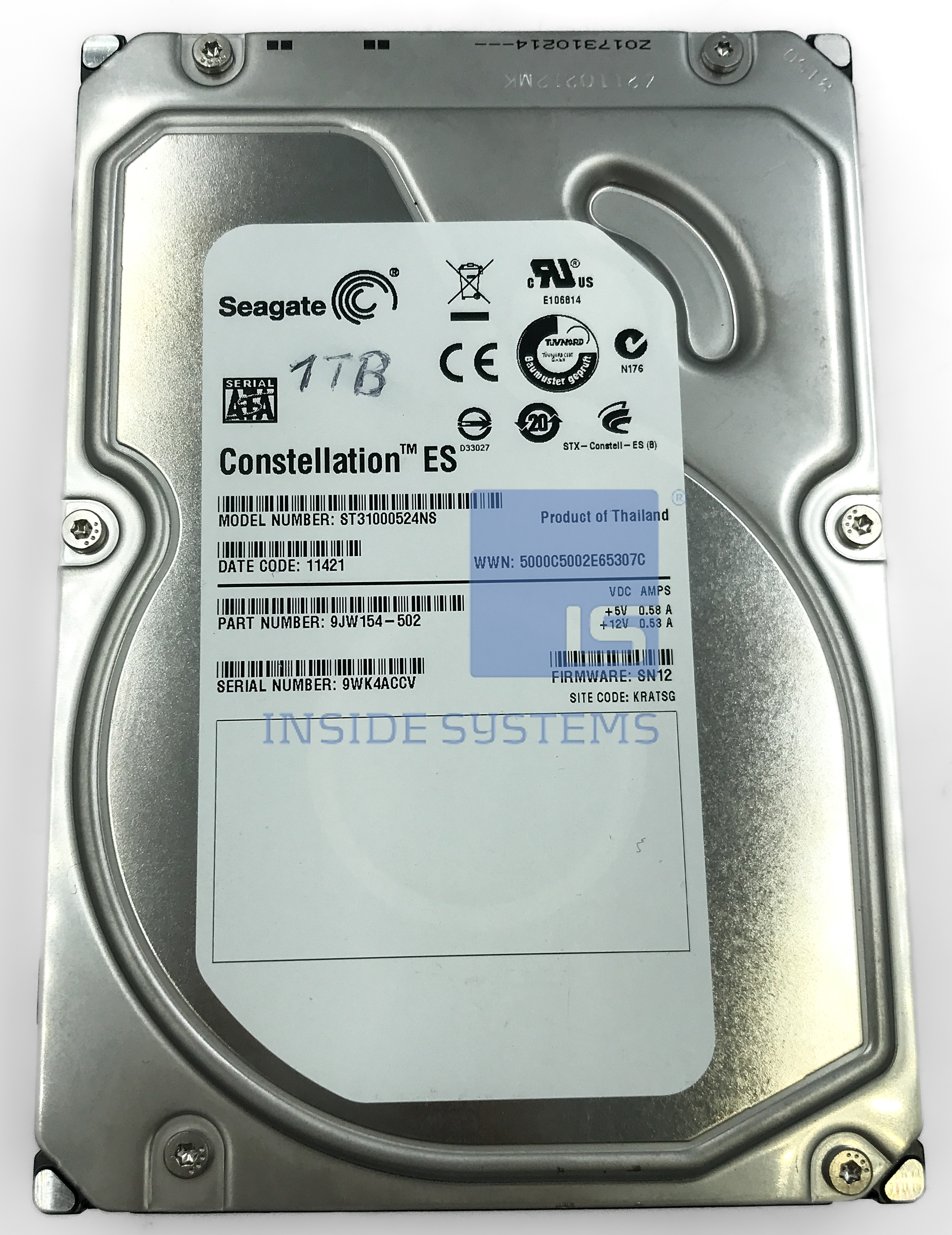 ST31000524NS A