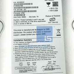 Alternative view of ST3500631NS - 500GB 7.2K 6Gbps 3.5" SATA HDD 16MB