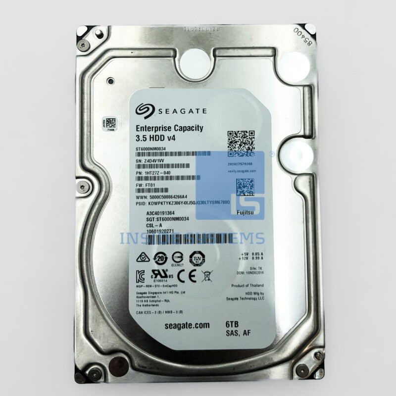 ST6000NM0034 - Seagate 6TB 7.2K 12G SAS HDD | Inside Systems A/S