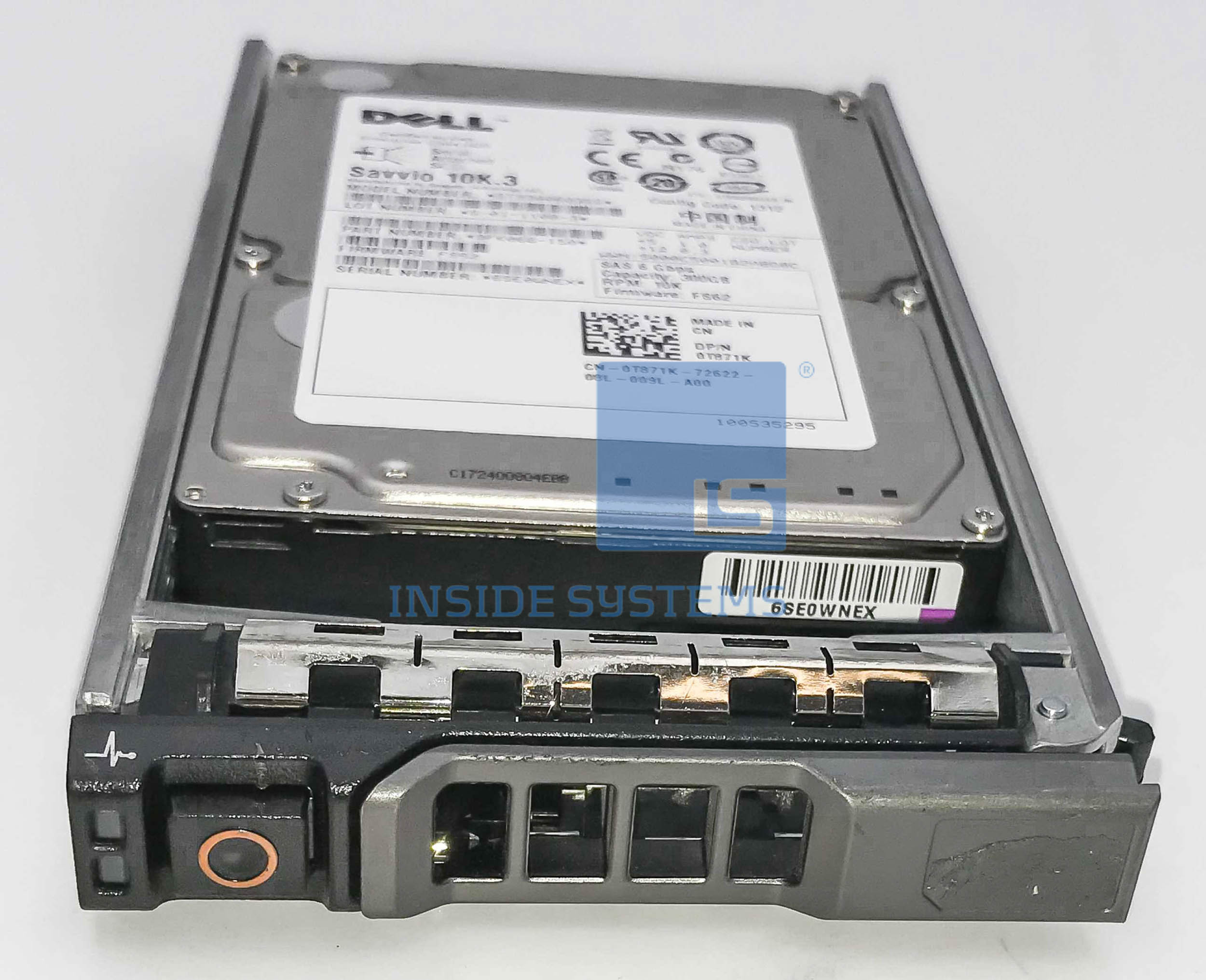 T871K - DELL 300GB 10K 6G SAS 2.5" HDD 3 T871K - DELL 300GB 10K 6G SAS 2.5" HDD - Image 2
