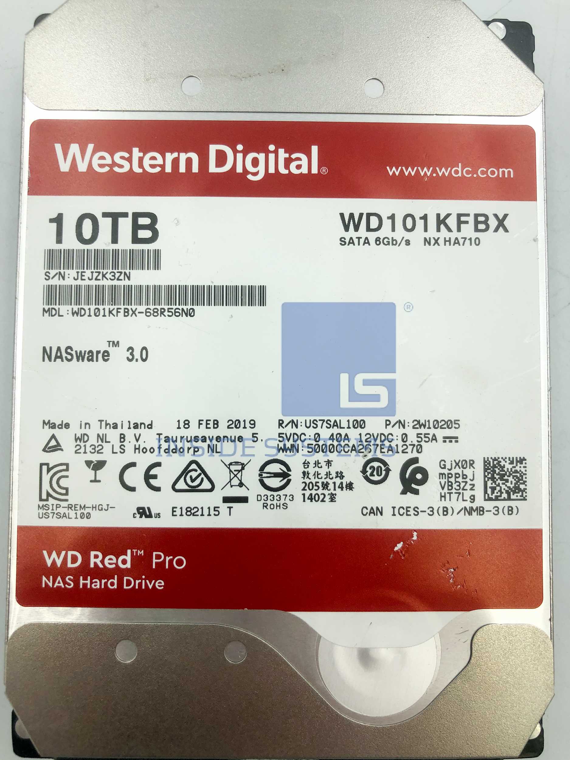 WD101KFBX A