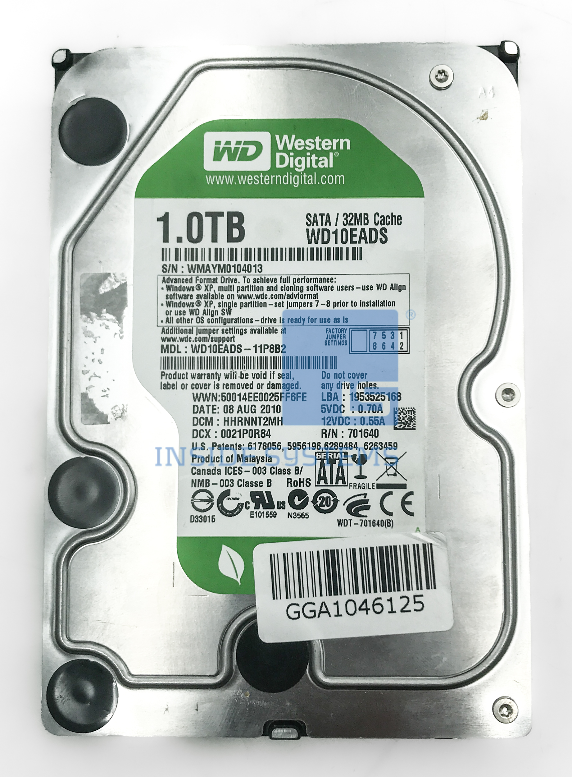 WD10EADS A