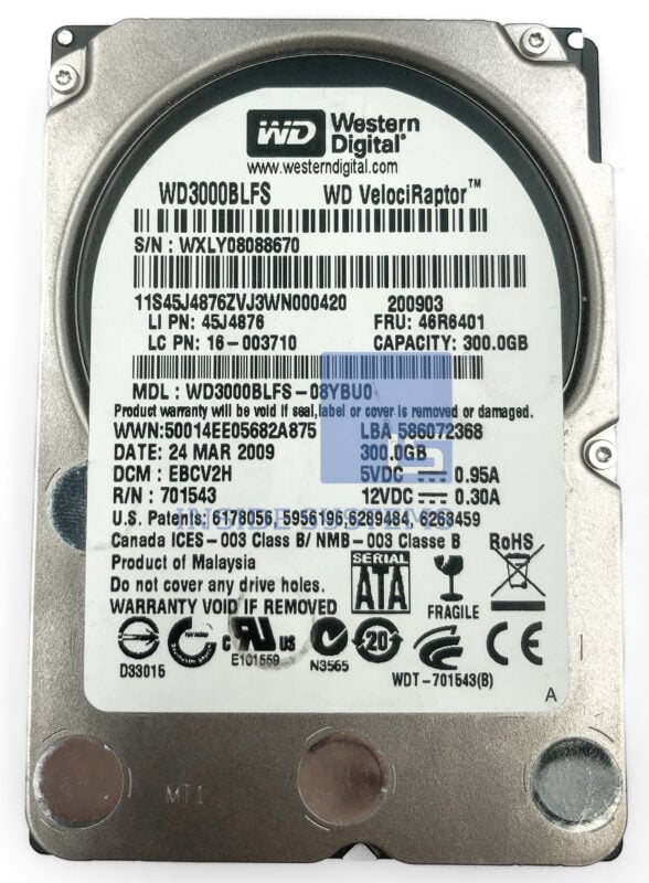WD3000BLFS - WESTERN DIGITAL 300GB 10K DISK SATA 2.5I | Inside Systems A/S