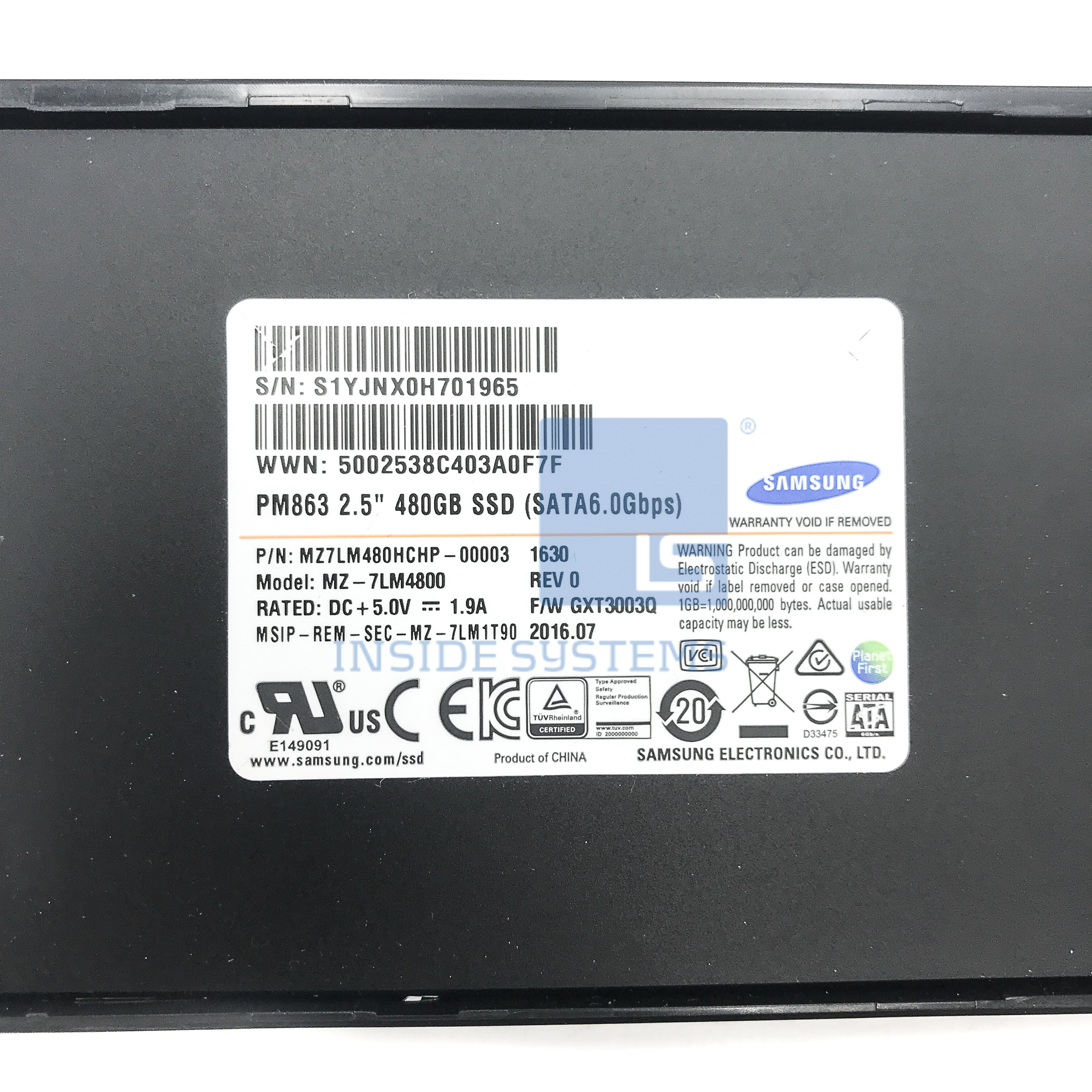 Q8F78B - Nimble 480GB 6G SATA 2.5" SSD 5 Q8F78B - Nimble 480GB 6G SATA 2.5" SSD - Image 3