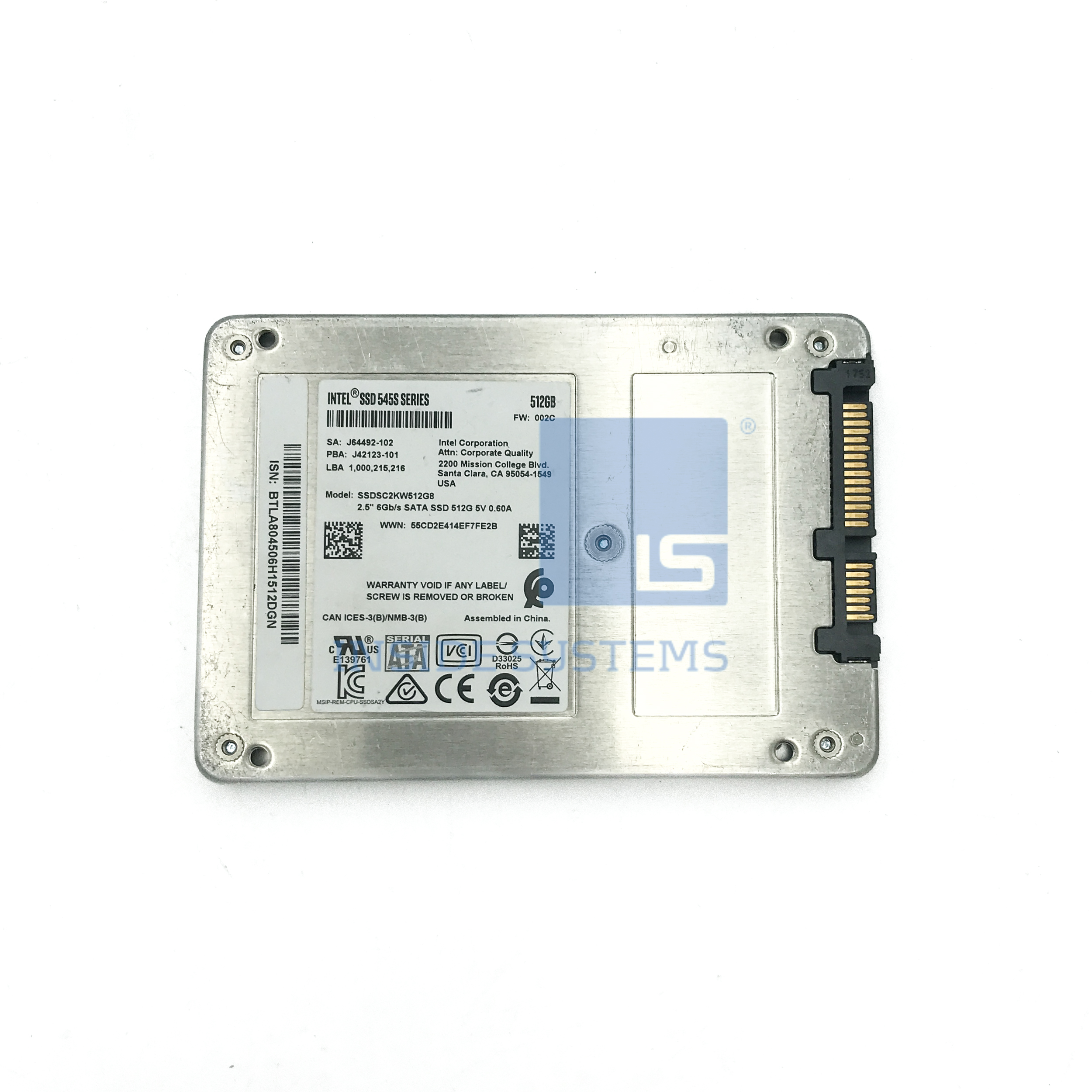 SSDSC2KW512G8 A