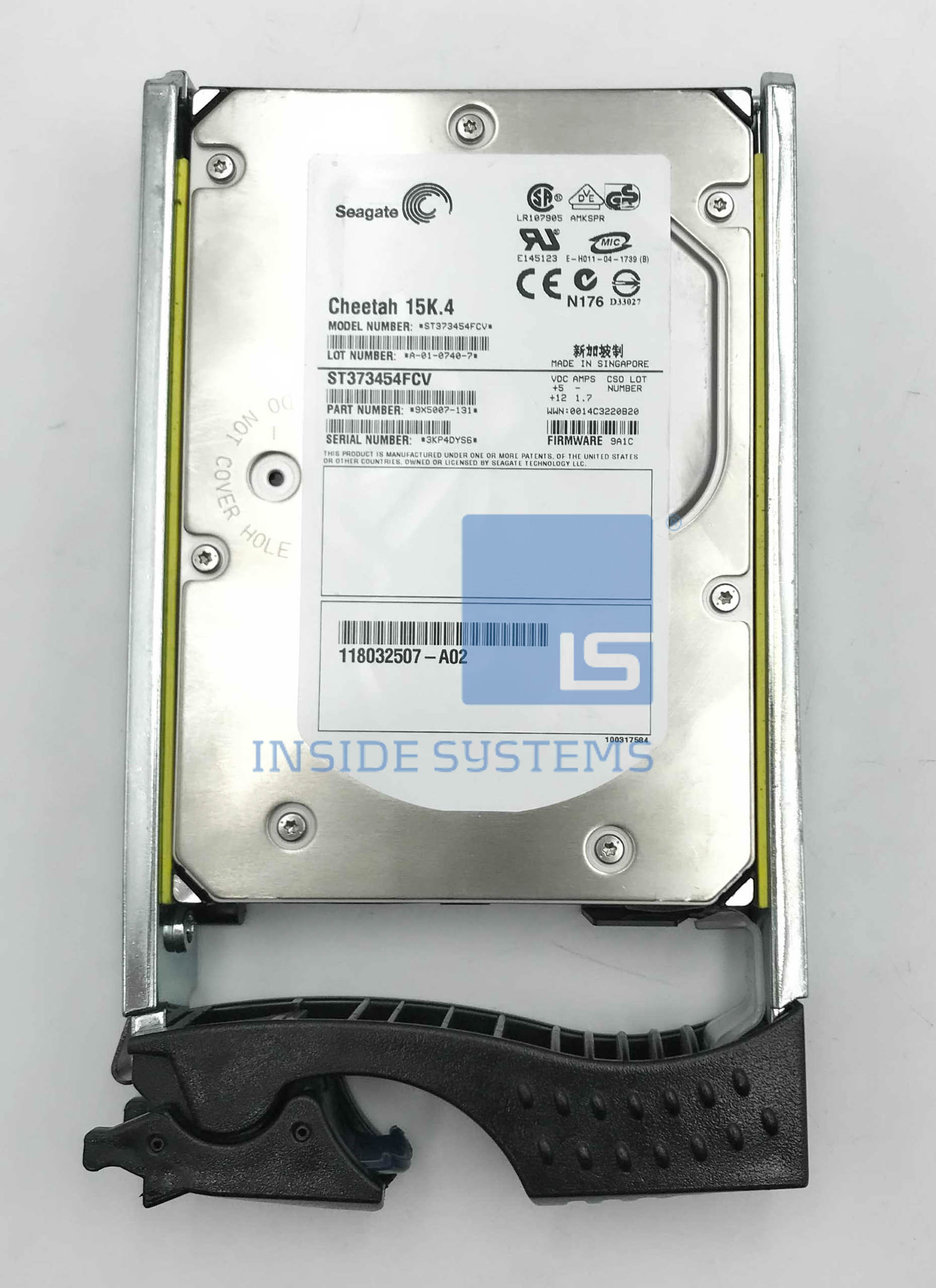 005048583 - EMC 73GB 15K RPM 2GB 12V 3.5" HDD 11 005048583 A 1