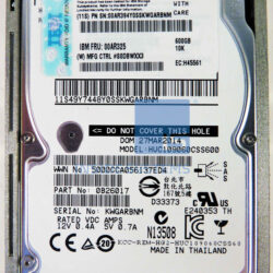 Alternative view of 00AR325 - IBM 600GB 6G SAS 10K 2.5INCH SFF