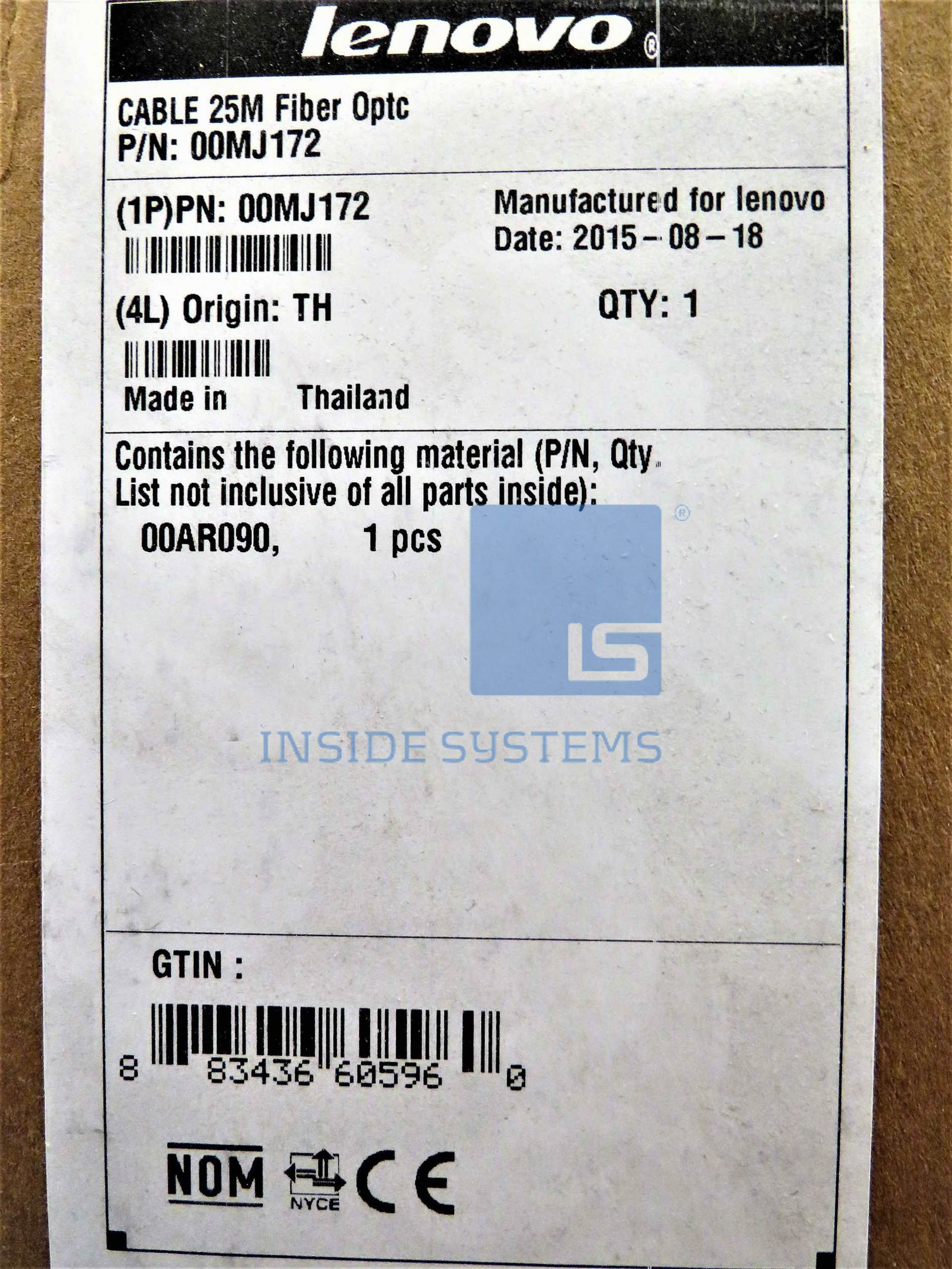 00MJ172-01 - 25M LC/LC Fiber Cable 4 00MJ172-01 - 25M LC/LC Fiber Cable - Image 2