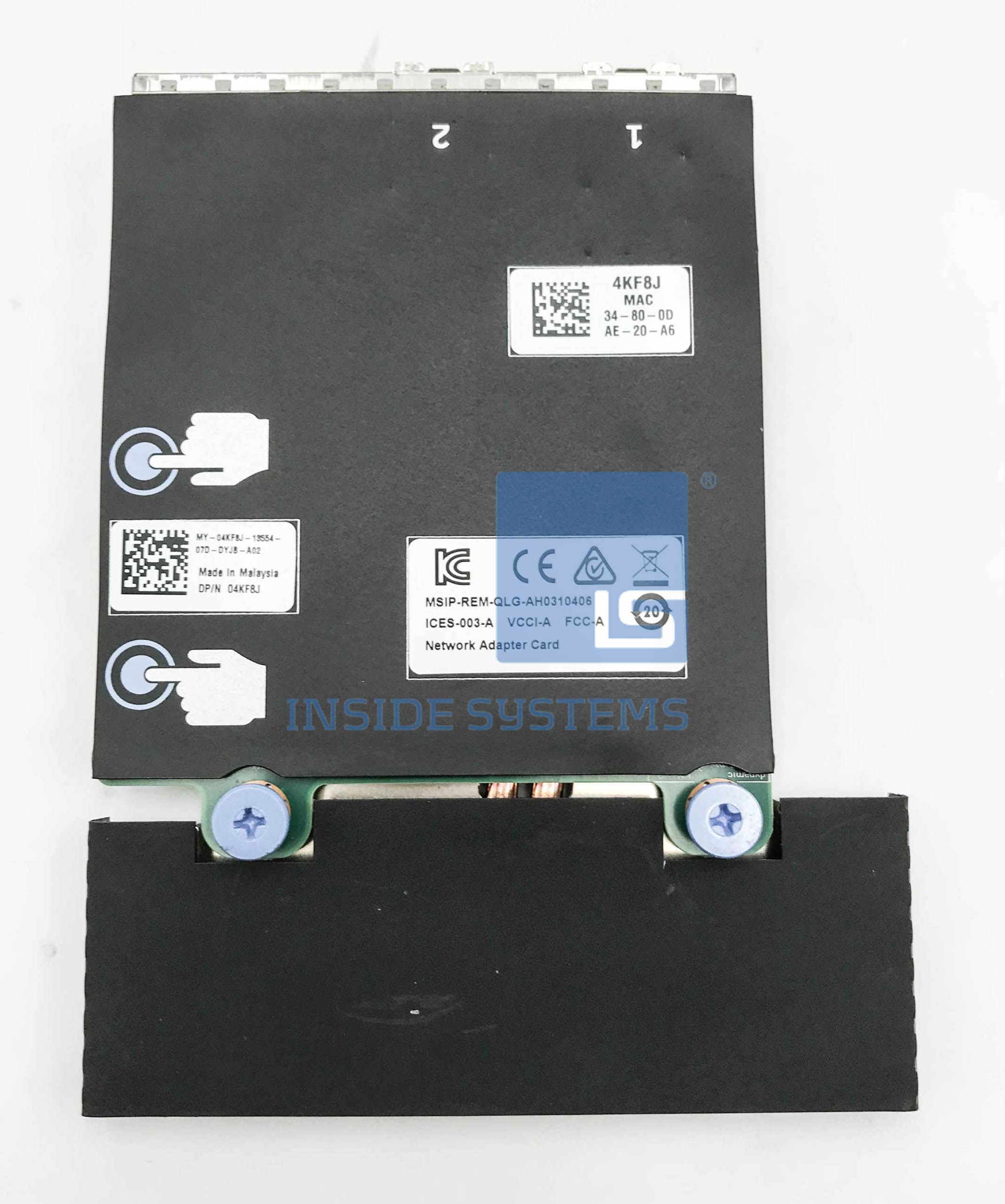 04KF8J - DELL QLogic QL41262 2-Port 25/10GbE NDC 4 04KF8J - DELL QLogic QL41262 2-Port 25/10GbE NDC - Image 3