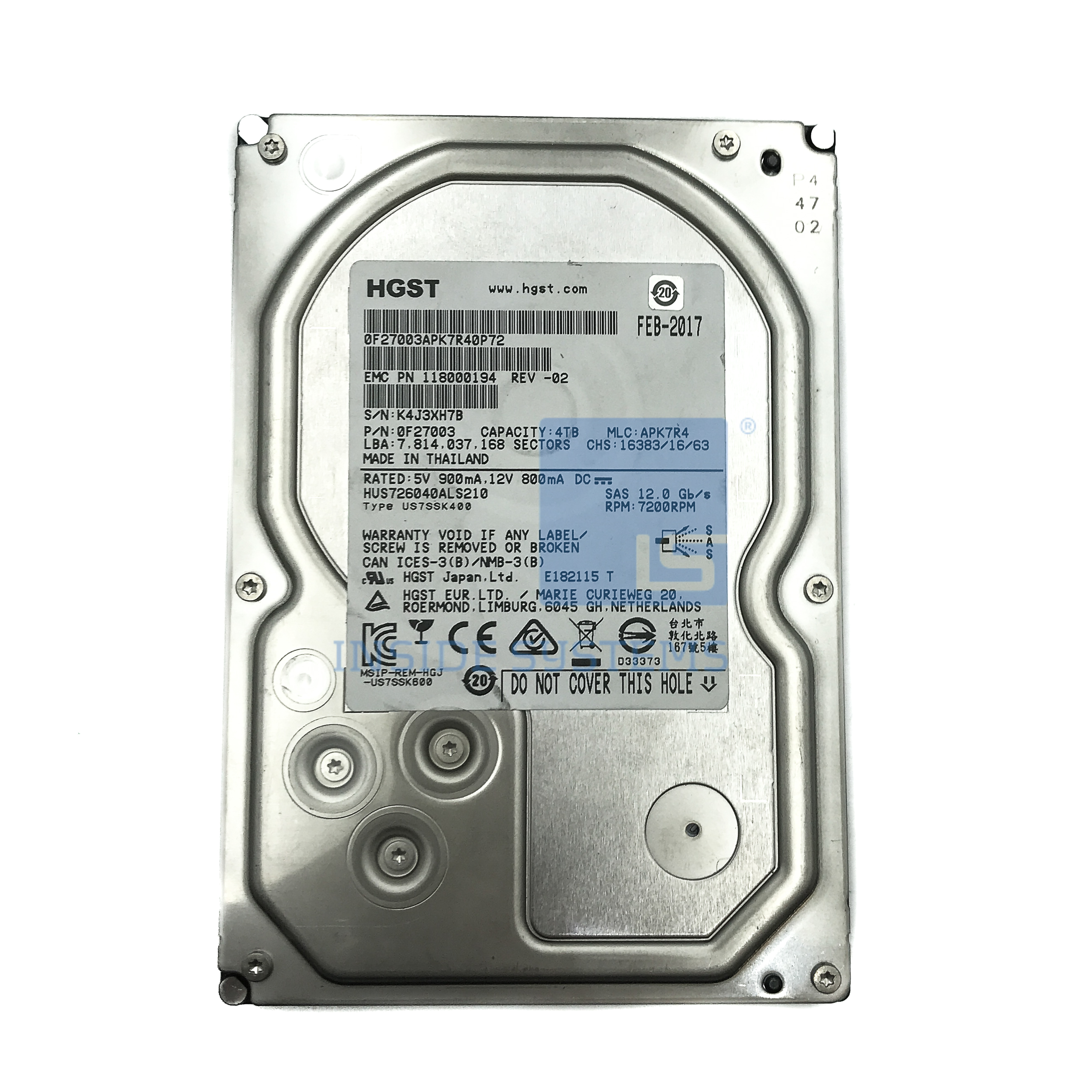 HUS726040ALS210 A