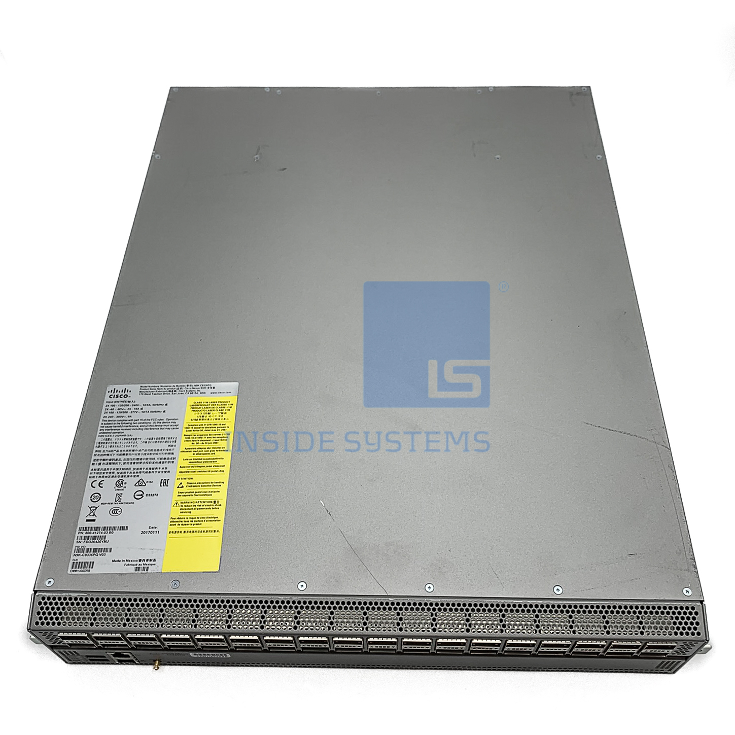 N9K-C9336PQ - 9336PQ 36x40G QSFP+ ACI Spine 4 N9K-C9336PQ - 9336PQ 36x40G QSFP+ ACI Spine - Image 2