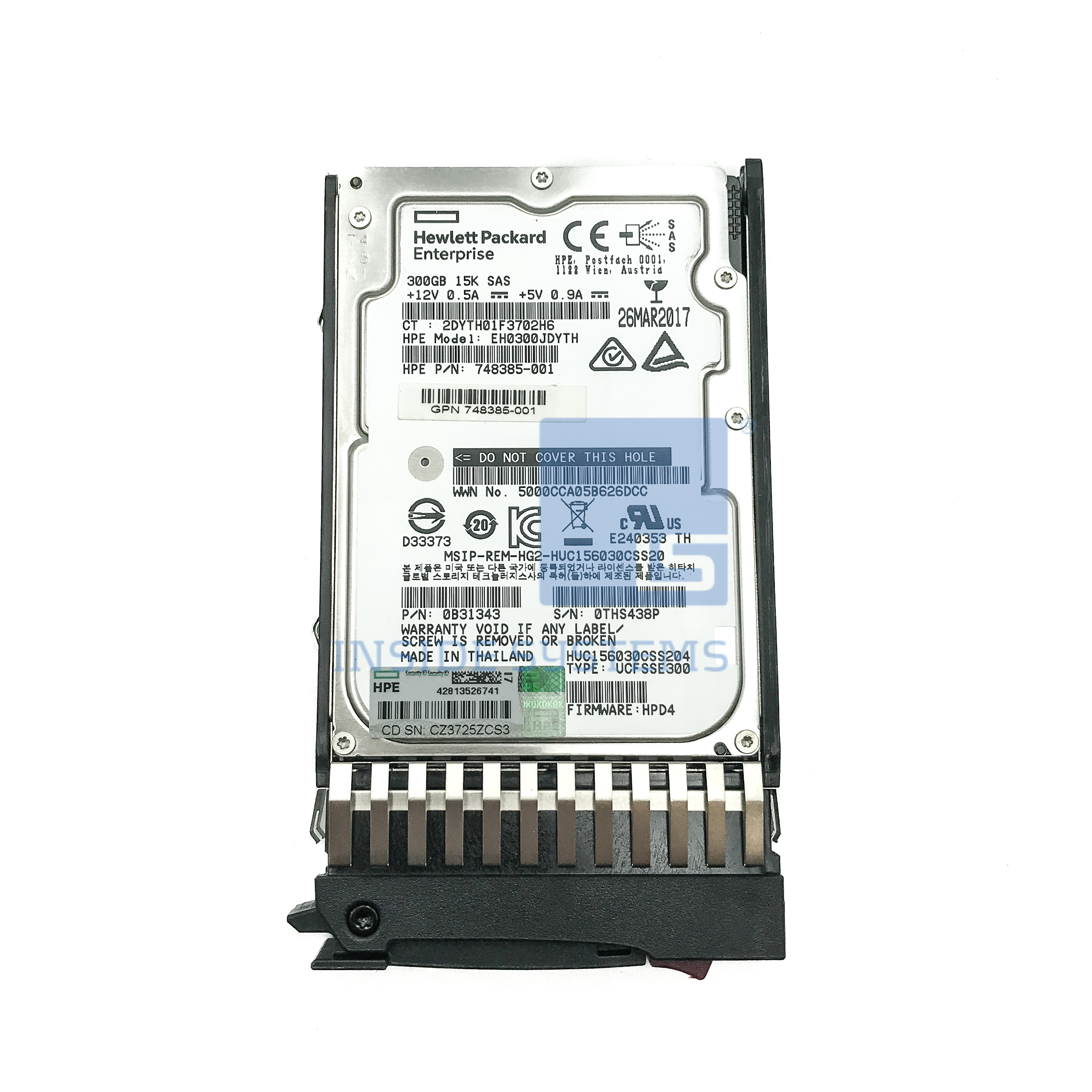 787640-001 - MSA 300GB 15K 12G SAS 2.5" HDD 3 787640-001 - MSA 300GB 15K 12G SAS 2.5" HDD