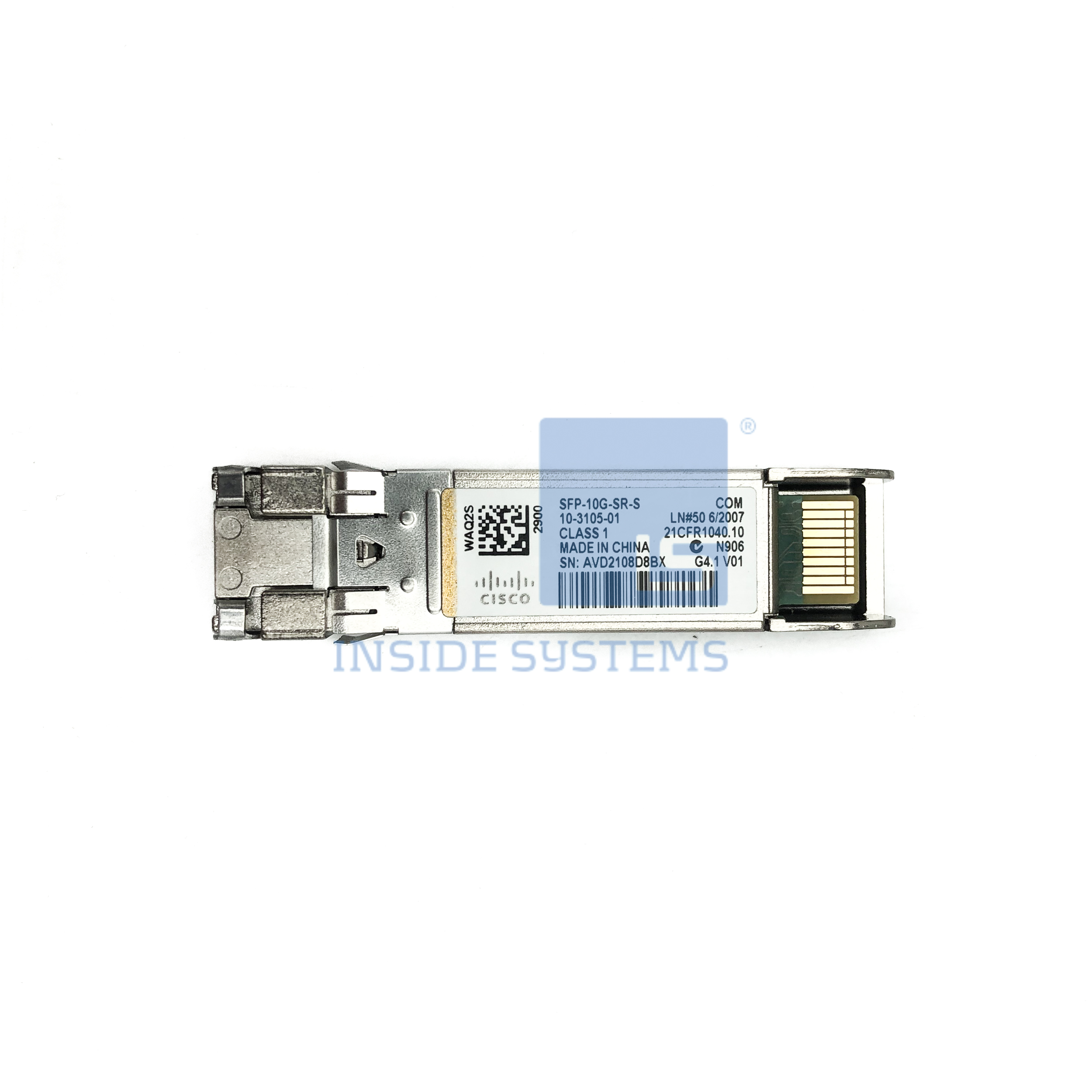 SFP-10G-SR-S - 10G SFP+ SR-S 850nm 300m MMF Enterprise 4 SFP 10G SR S A