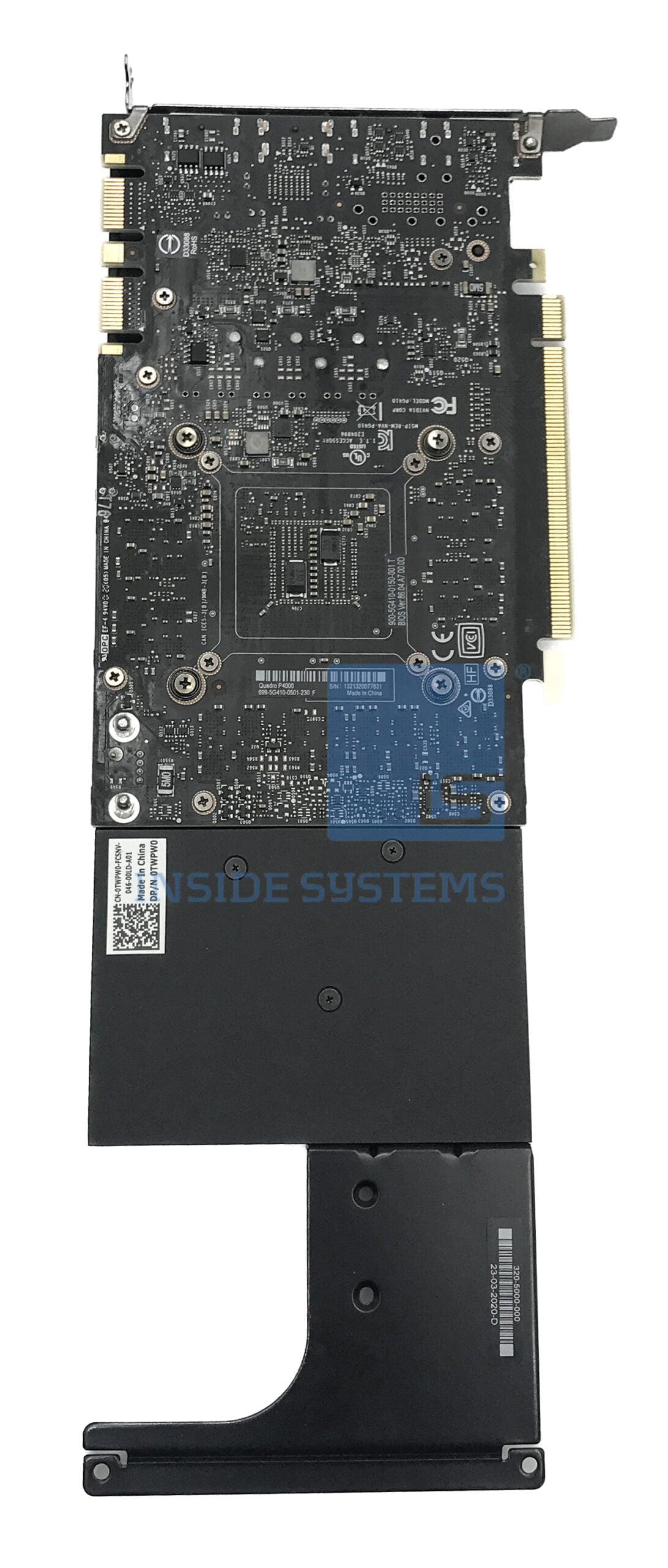 TWPW0 - DELL Nvidia Quadro P4000 8GB GDDR5 GPU | Inside Systems A/S