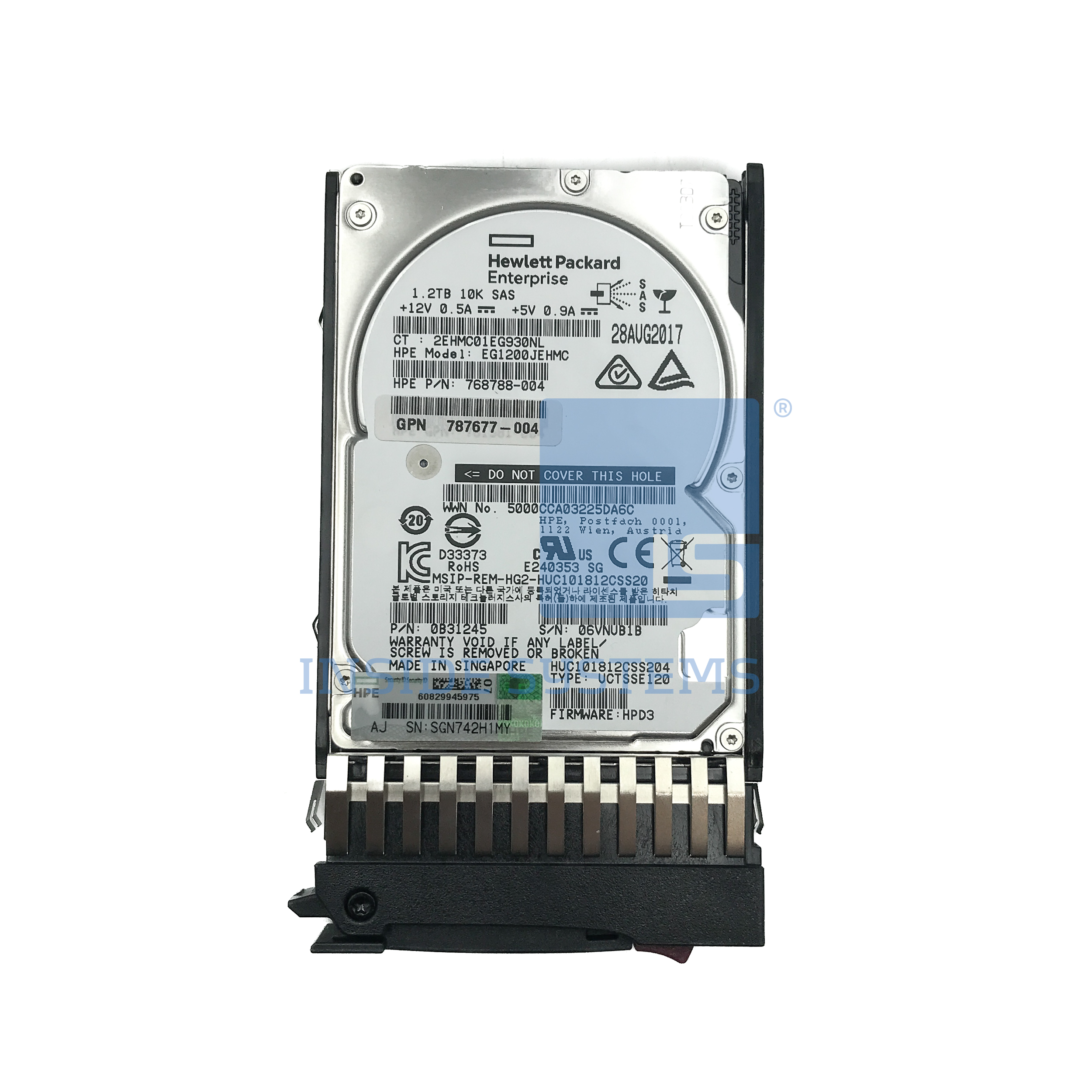 768788-004-MSA - MSA 1.2TB 10K 12G SAS 2.5" HDD 3 768788-004-MSA - MSA 1.2TB 10K 12G SAS 2.5" HDD