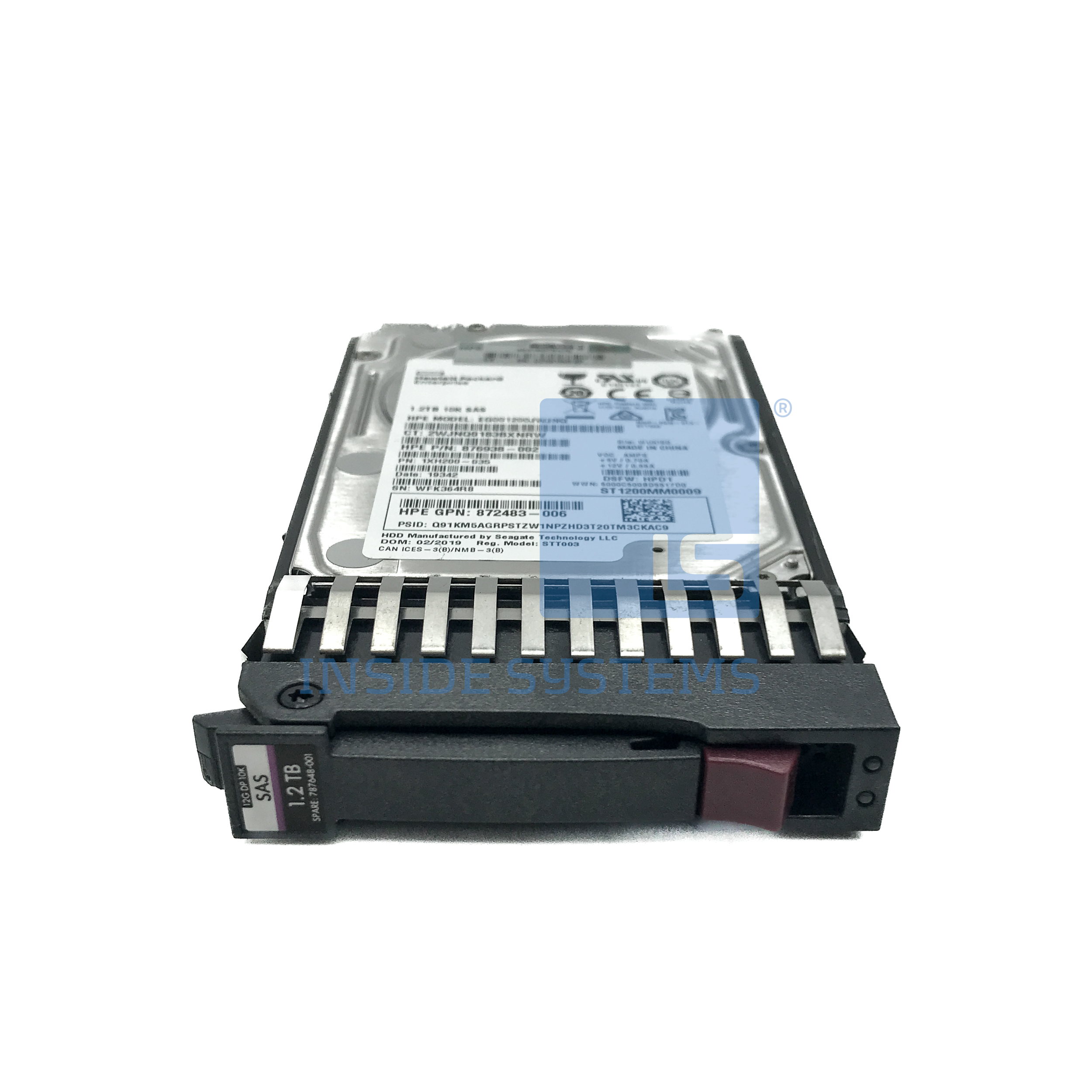 876938-002-MSA - MSA 1.2TB 10K 12G SAS 2.5" HDD 4 876938-002-MSA - MSA 1.2TB 10K 12G SAS 2.5" HDD - Image 2