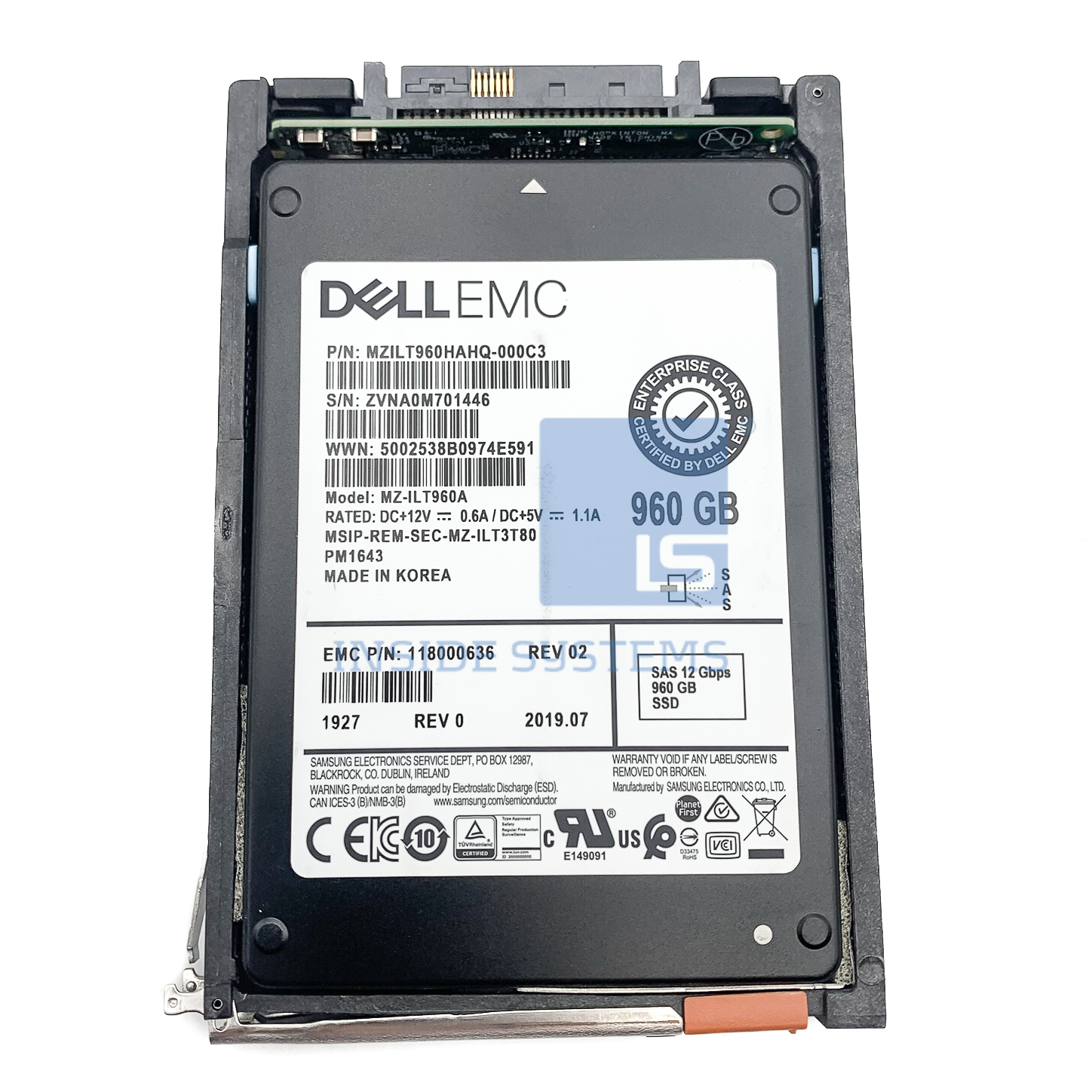 D4-2SFXL-800 - EMC Unity-XT 800GB 12G SAS 2.5" SSD 11 D4 2SFXL 800 A