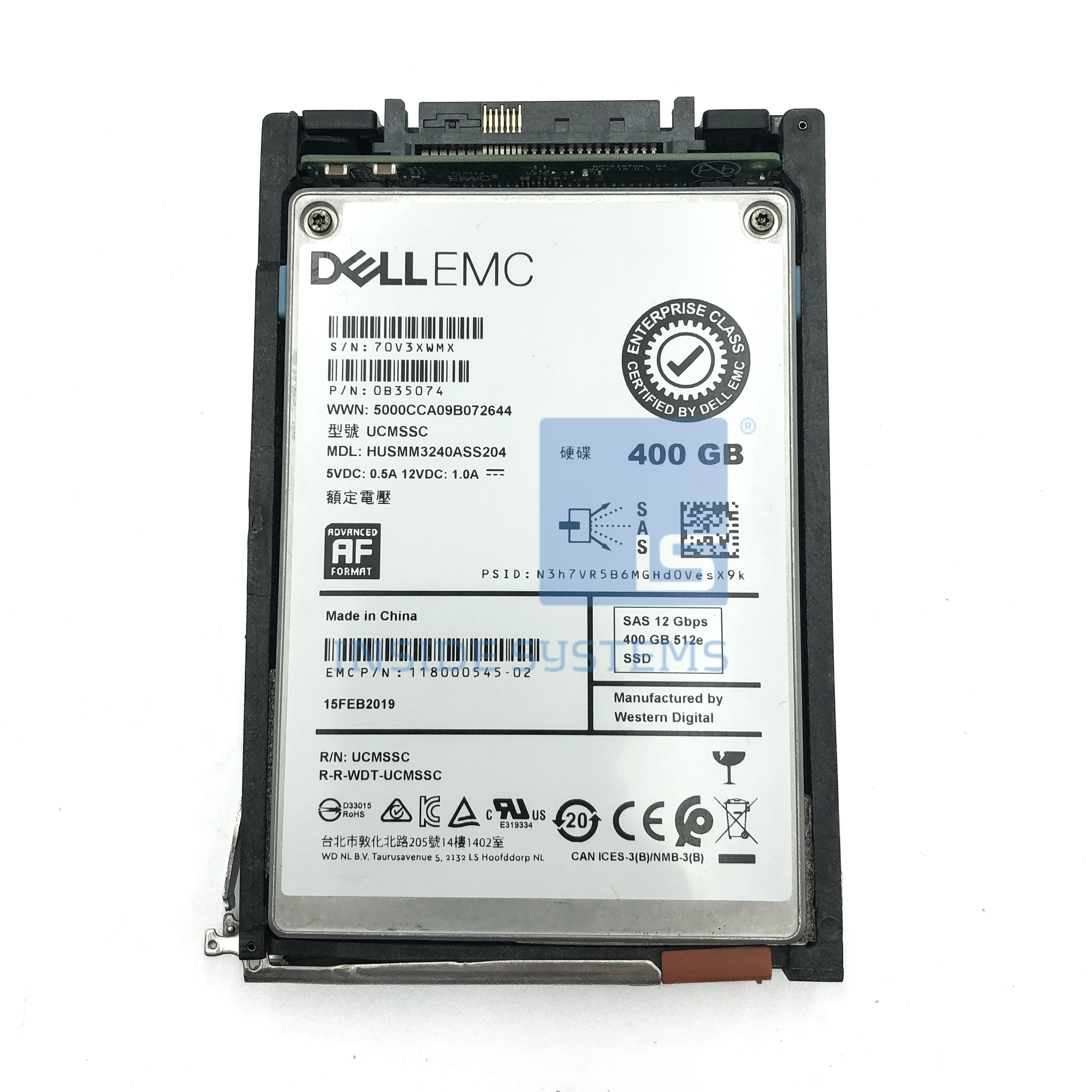 D4FC-2SFX-400 - EMC Unity-XT 400GB 12G SAS 2.5" SSD 2 D4FC-2SFX-400 - EMC Unity-XT 400GB 12G SAS 2.5" SSD