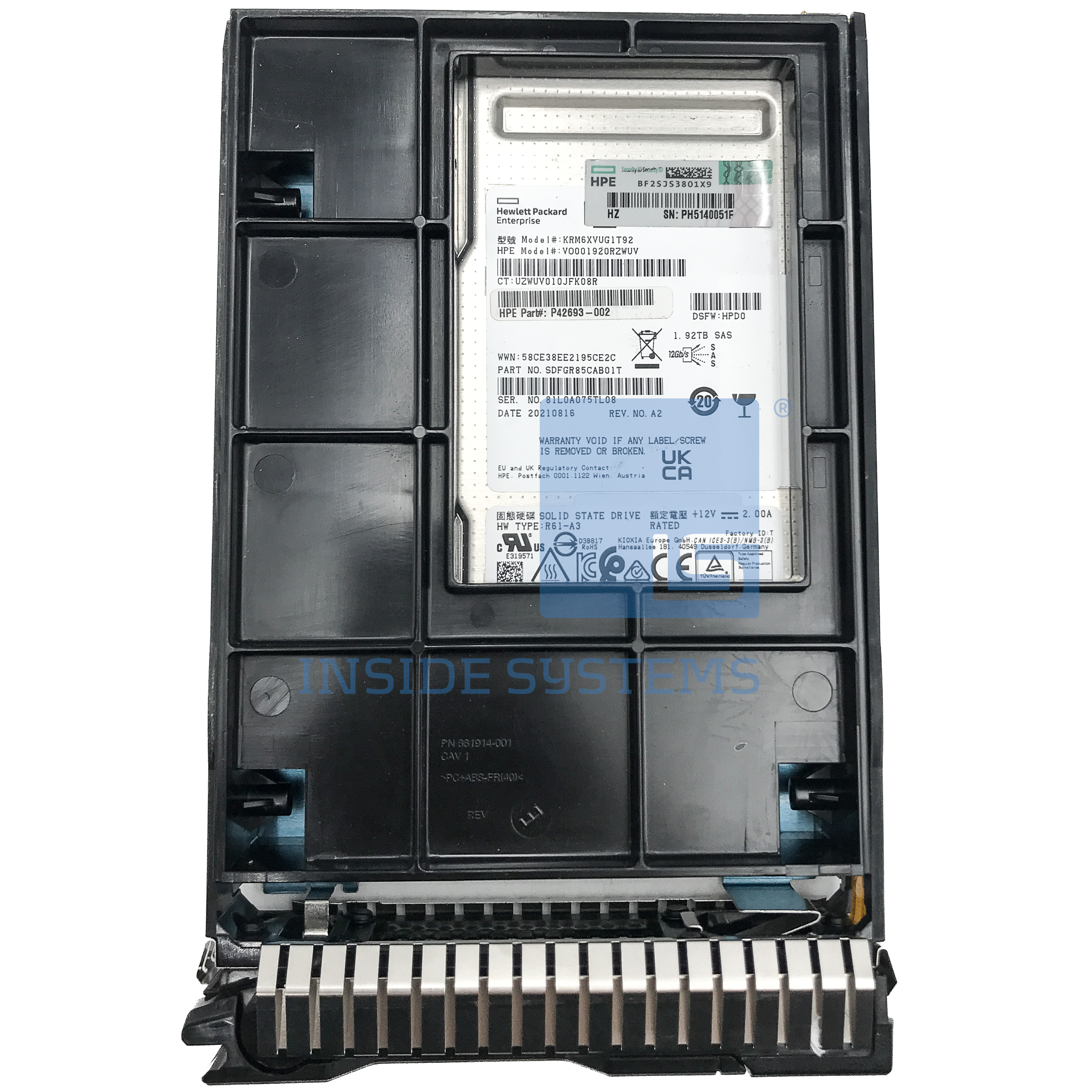 P37013-B21 - 1.92TB 12G MU SC MV SAS 3.5" SSD 3 P37013-B21 - 1.92TB 12G MU SC MV SAS 3.5" SSD