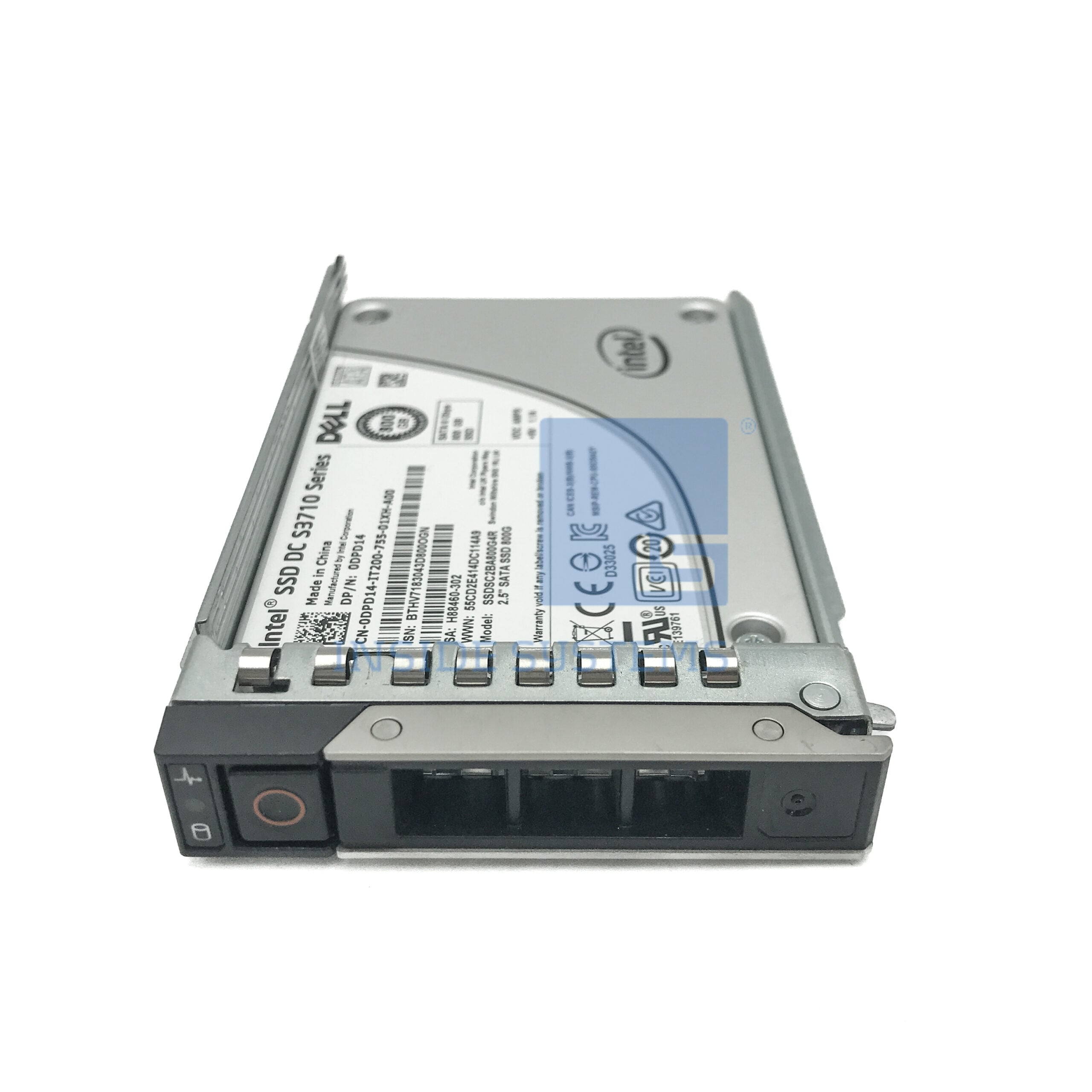 dell intel 800gb 2.5 0DPD14 - DELL 800GB 6G MLC SATA 2.5" SSD | Inside Systems A/S
