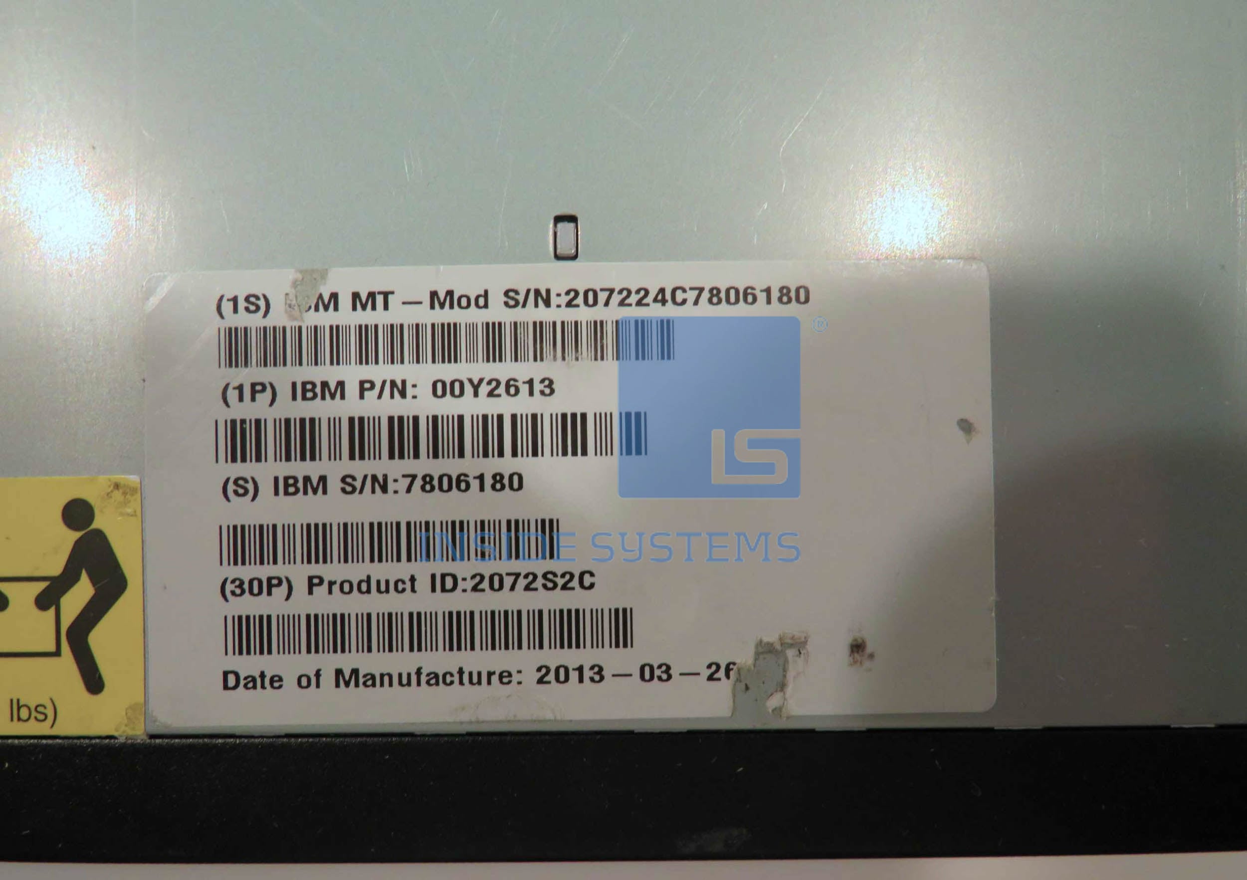 2072-S2C - IBM Storwize V3700 SFF Dual Control Encl 2 2072 S2C E