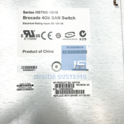 411120-001 - Brocade 4/12 4Gb FC SAN Switch - Image 3