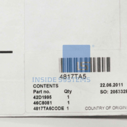 Alternative view of 4817-TA5-02 - IBM VMware vSphere 4.0 Std - 1CPU + 3YR
