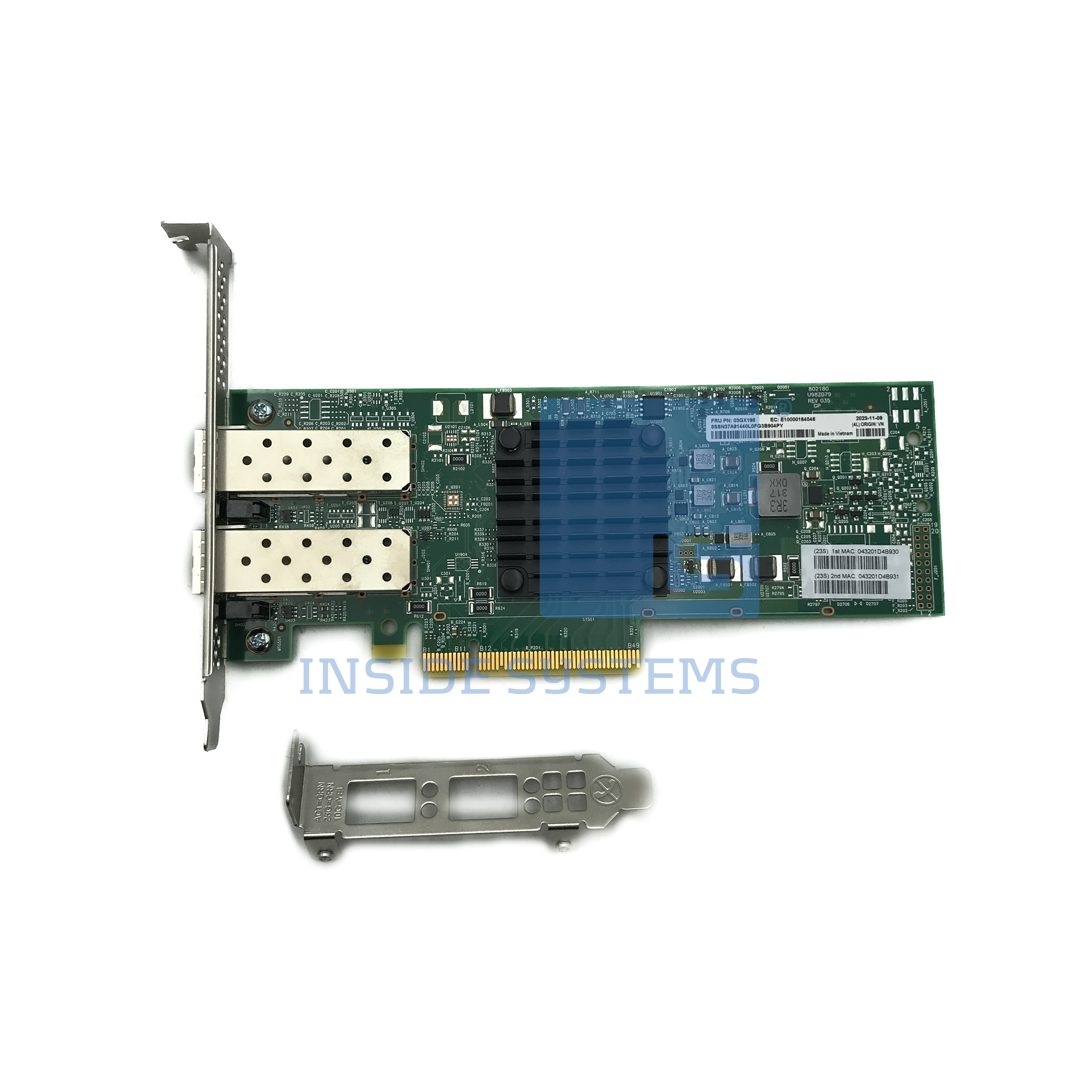 4XC7A08238 - Broadcom 57414 10/25GbE SFP28 2-Port NIC 1 4XC7A08238 - Broadcom 57414 10/25GbE SFP28 2-Port NIC
