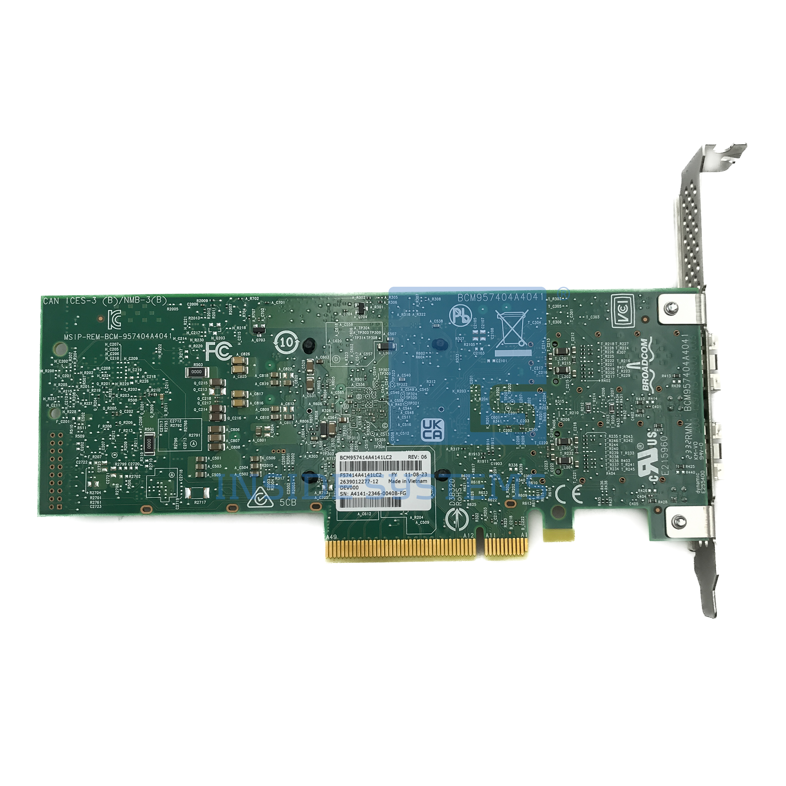 4XC7A08238 - Broadcom 57414 10/25GbE SFP28 2-Port NIC 2 4XC7A08238 - Broadcom 57414 10/25GbE SFP28 2-Port NIC - Image 2