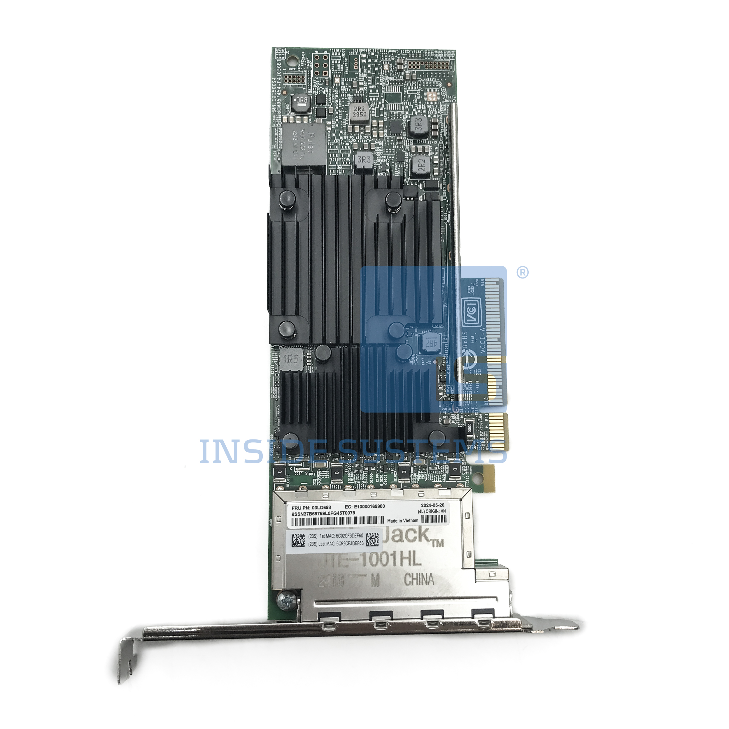 4XC7A08245 - Broadcom 57454 10GBASE-T 4-port PCIe NIC