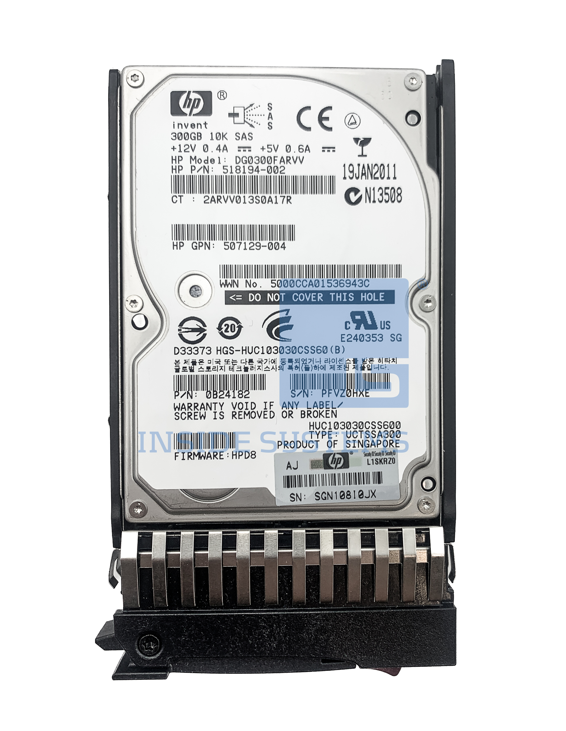 507284-001-5 - 300GB 10K 6G ST SAS 2.5" HDD 2 507284-001-5 - 300GB 10K 6G ST SAS 2.5" HDD