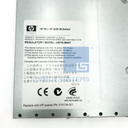 Alternative view of 519134-001 - 4X QDR InfiniBand BL-c Switch