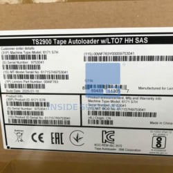 6171-S7H-01 - TS2900 Tape Autoloader LTO7 SAS HH 6 6171 S7H 01 B 3