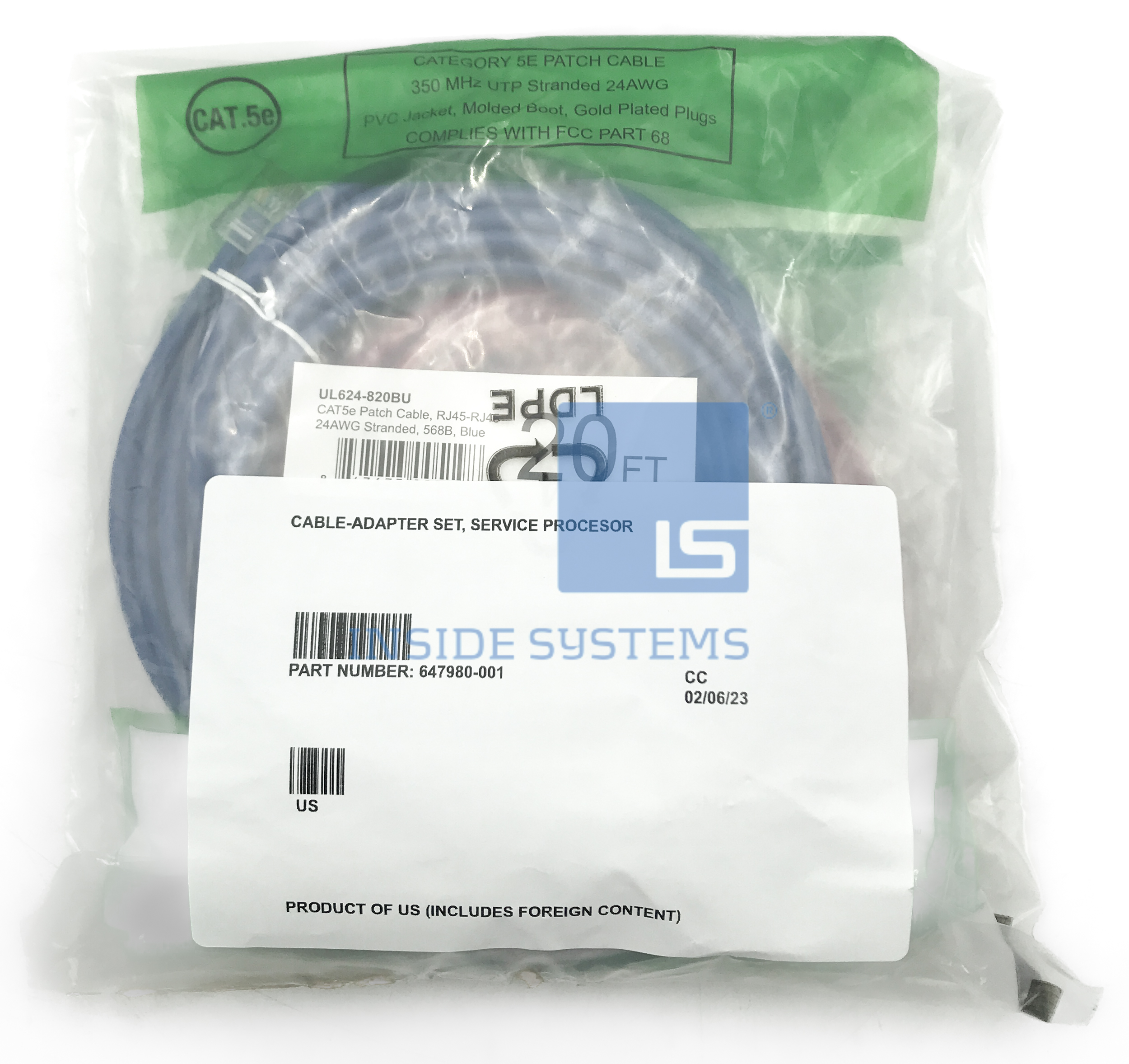 647980-001-01 - HP 3PAR Service Processor Cable Adapter - Image 3