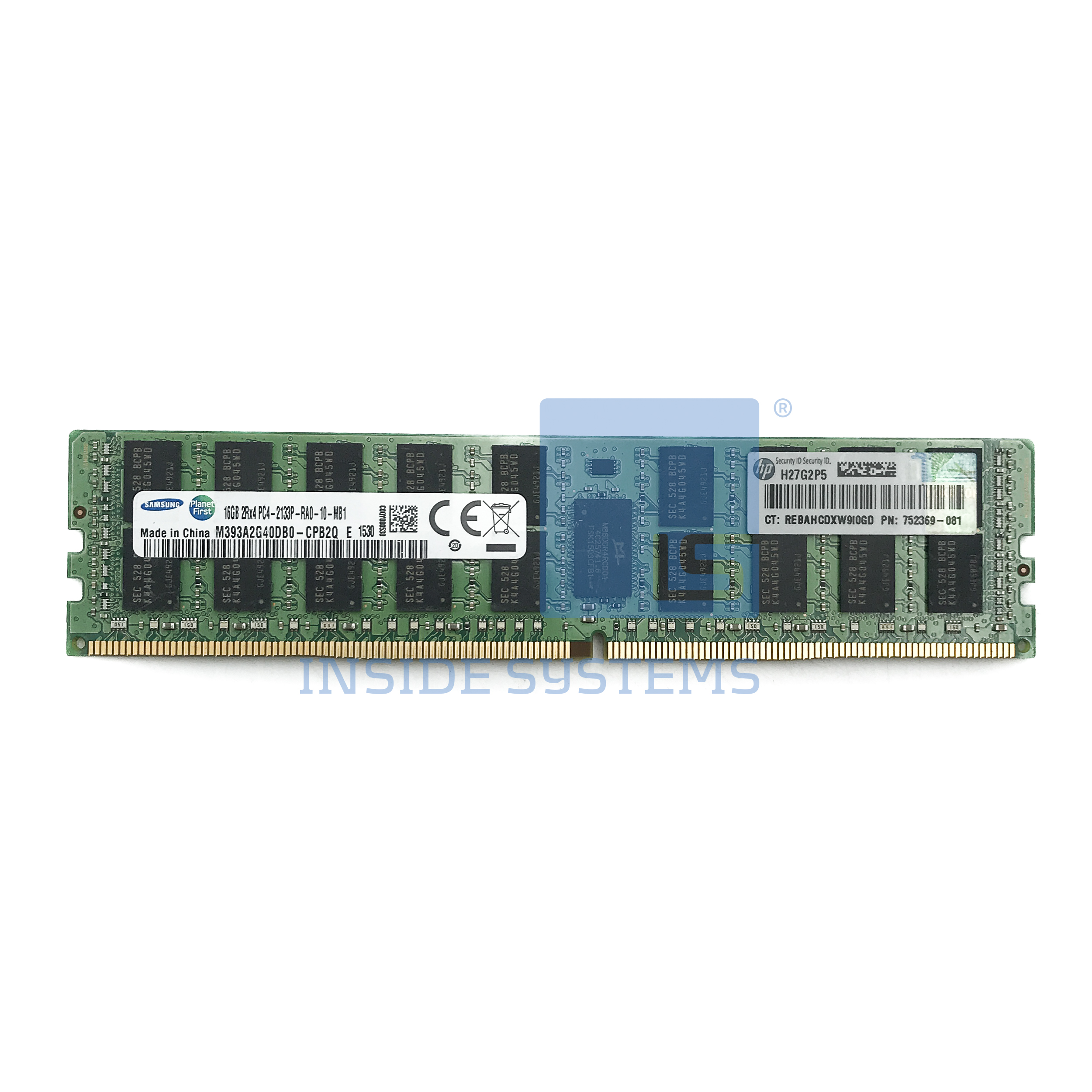 774172-001 - 16GB 2Rx4 PC4-17000P 2133Mhz ECC 3 774172-001 - 16GB 2Rx4 PC4-17000P 2133Mhz ECC