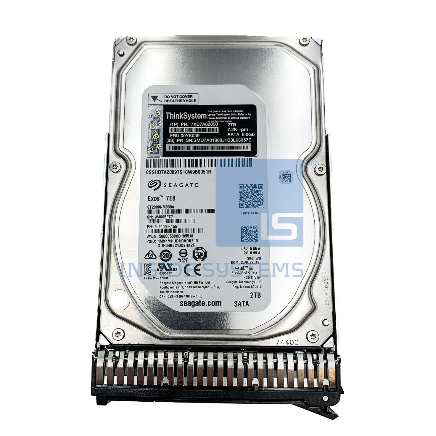7XB7A00050 - 2TB 6Gbps 3.5" SATA HDD 512e 1 7XB7A00050 - 2TB 6Gbps 3.5" SATA HDD 512e