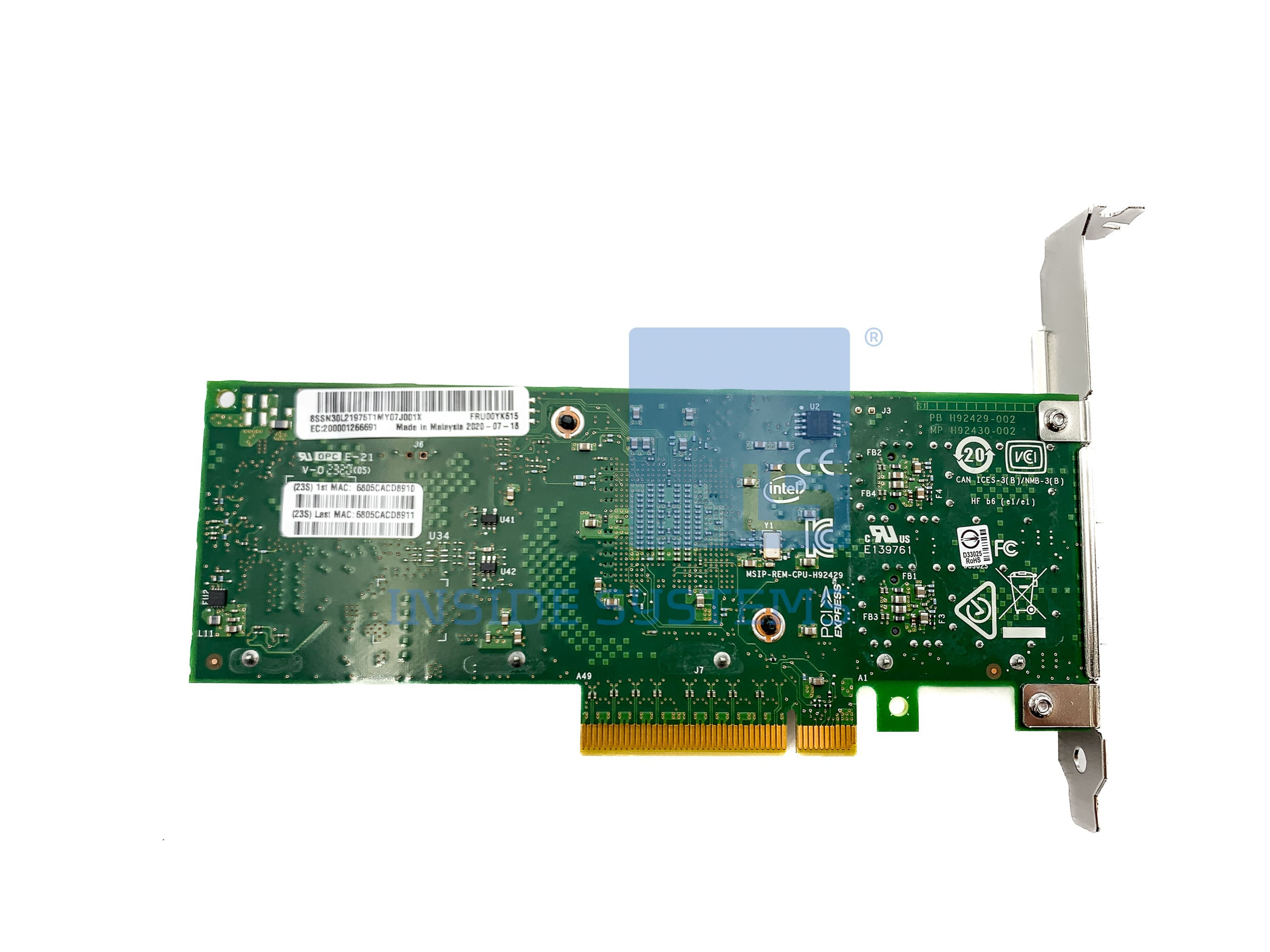 7ZT7A00537 - Intel X710-DA2 PCIe 10Gb 2-Port SFP+ HBA 4 7ZT7A00537 - Intel X710-DA2 PCIe 10Gb 2-Port SFP+ HBA - Image 2